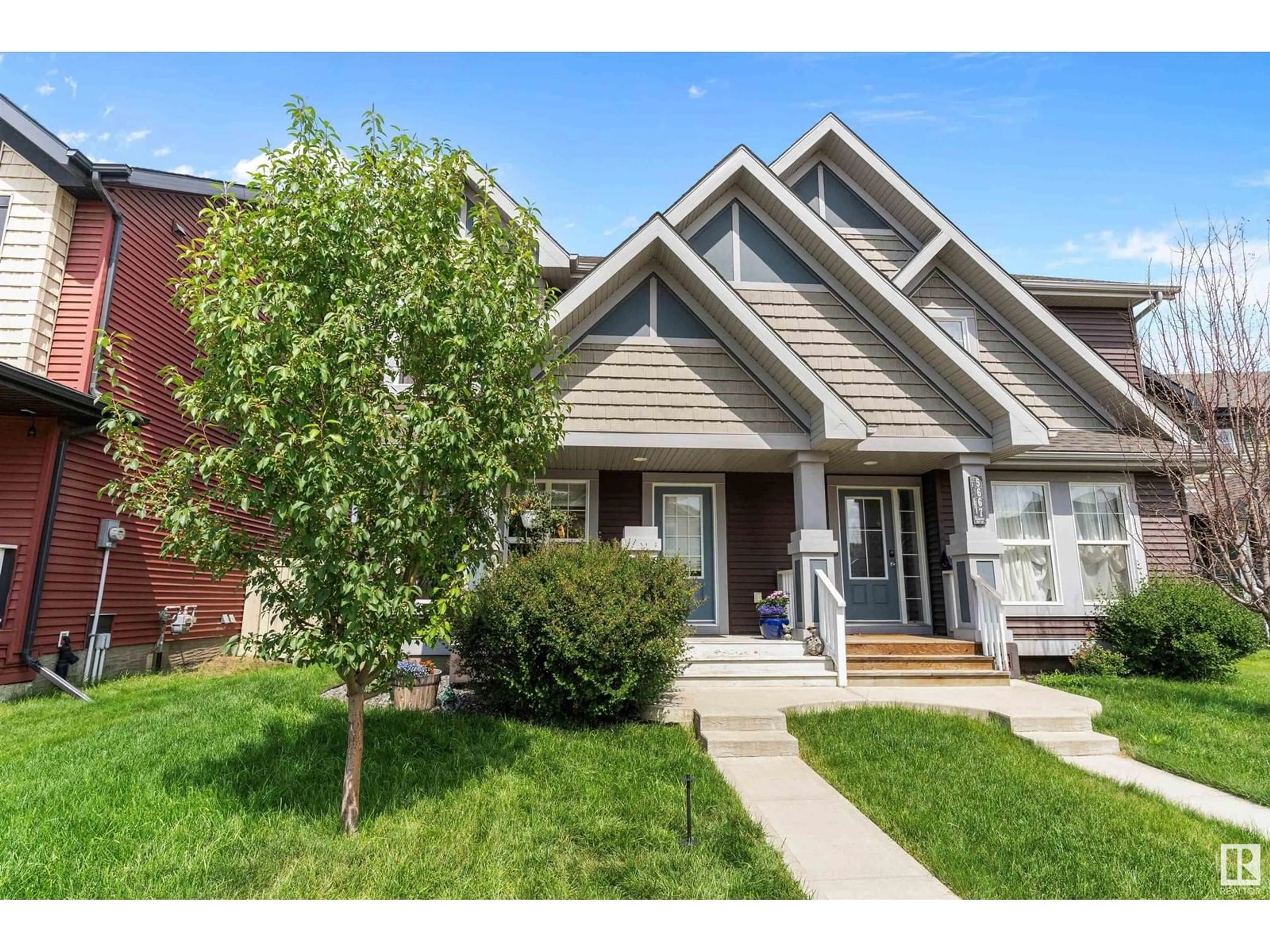 Home with brick exterior material, street for SW SW - 5665 CRABAPPLE WY, Edmonton Alberta T6X1W9