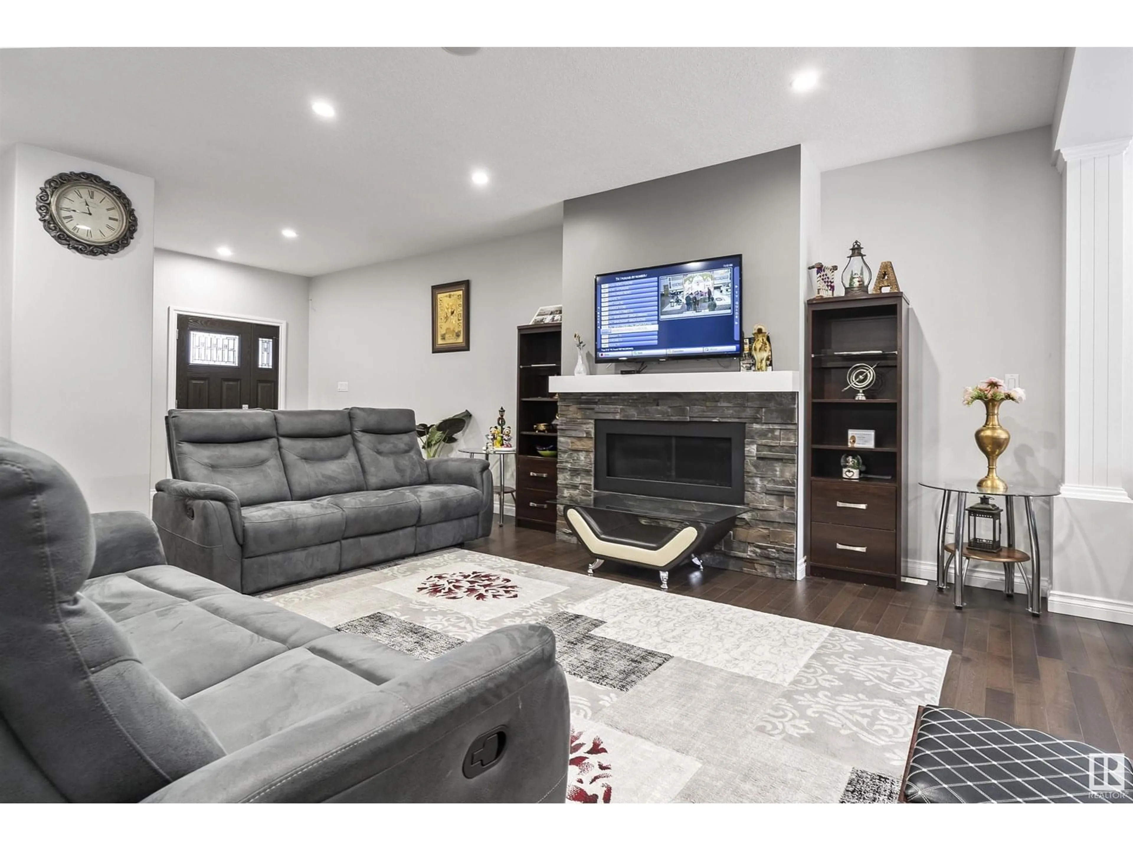 Living room with furniture, unknown for 2228 22 ST, Edmonton Alberta T6T0Z1