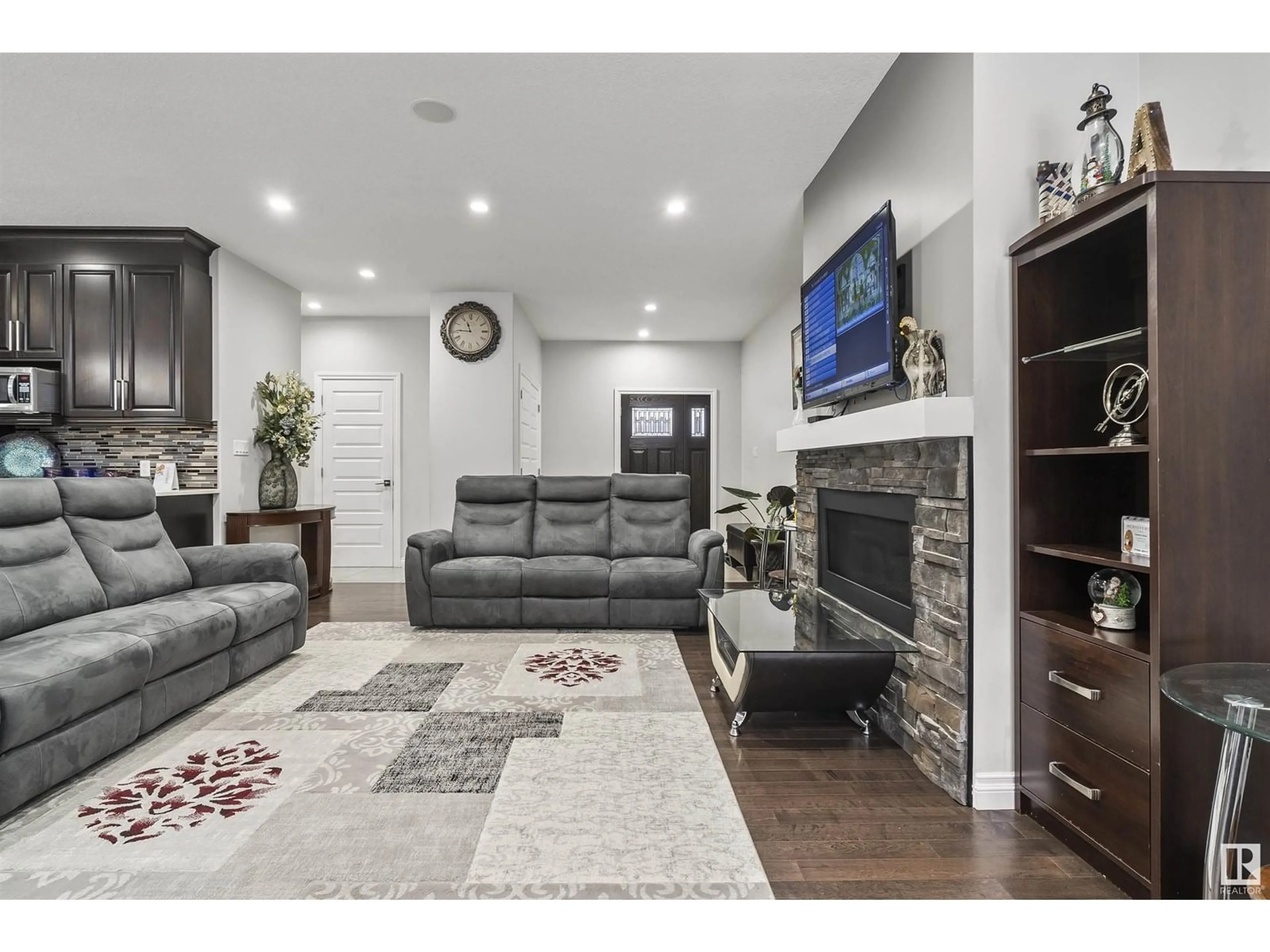 Living room with furniture, unknown for 2228 22 ST, Edmonton Alberta T6T0Z1