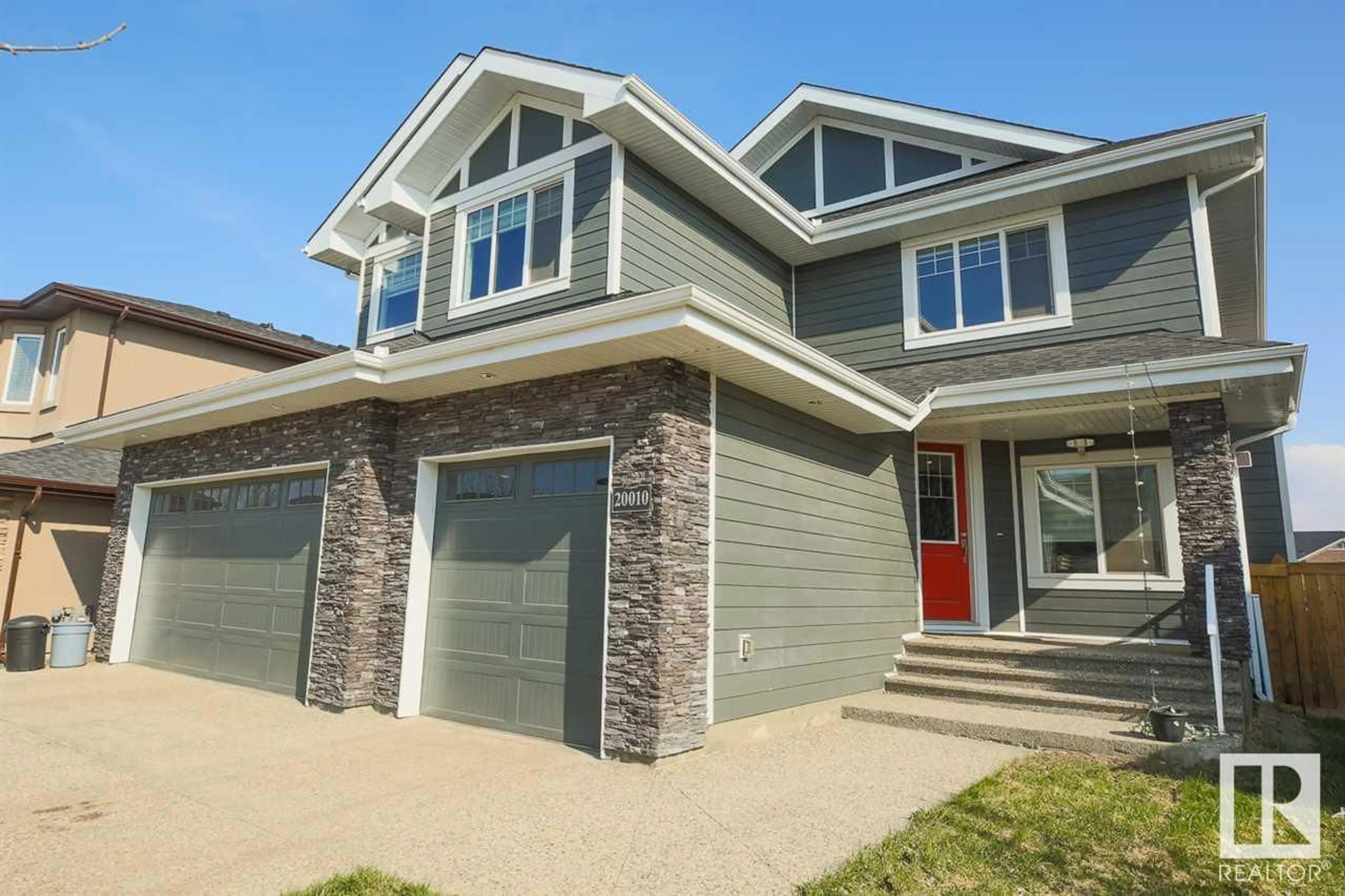 Home with vinyl exterior material, street for 20010 128A AV, Edmonton Alberta T5S0E6