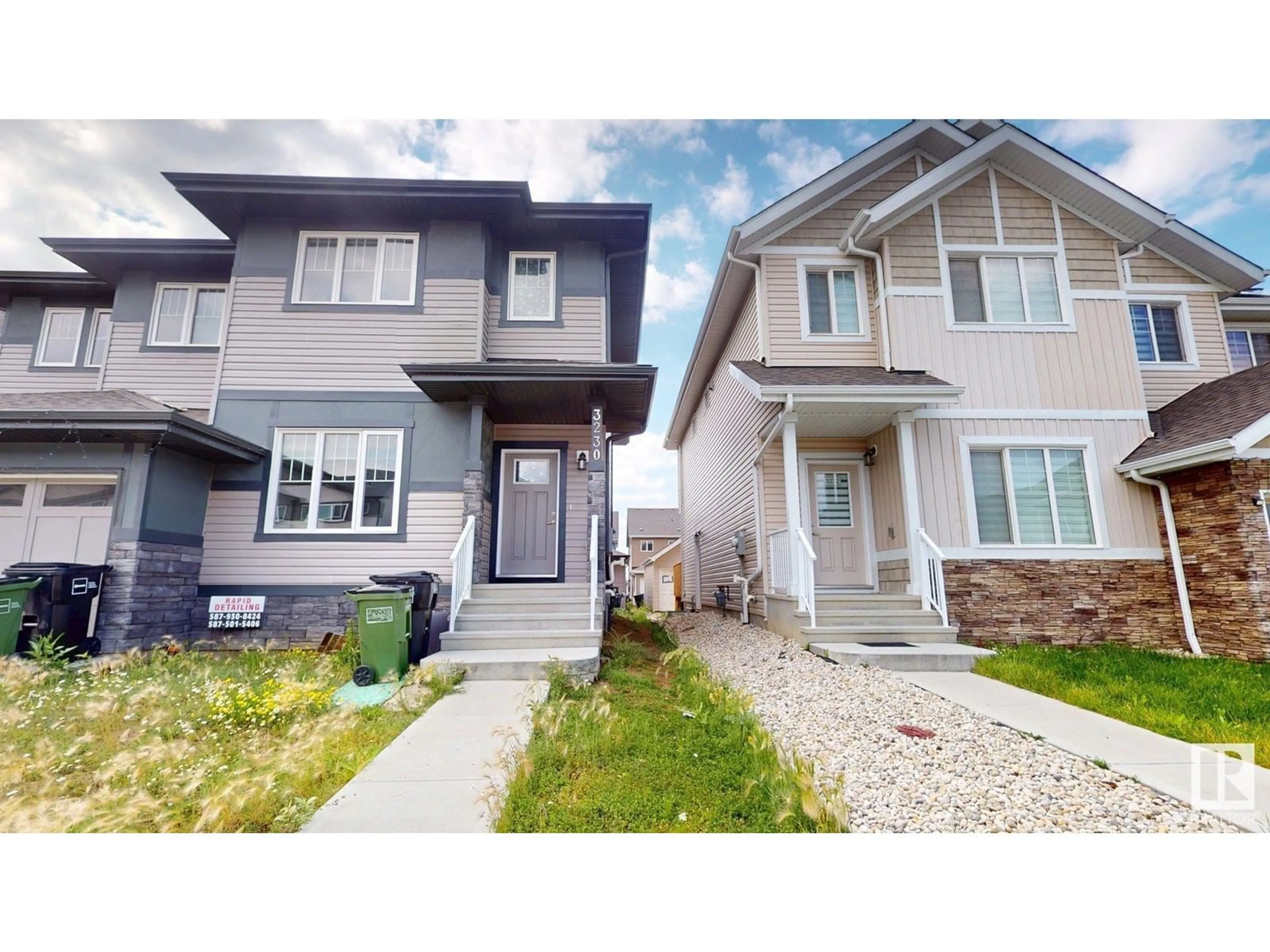 Home with vinyl exterior material, street for 3230 4 ST, Edmonton Alberta T6T2S9
