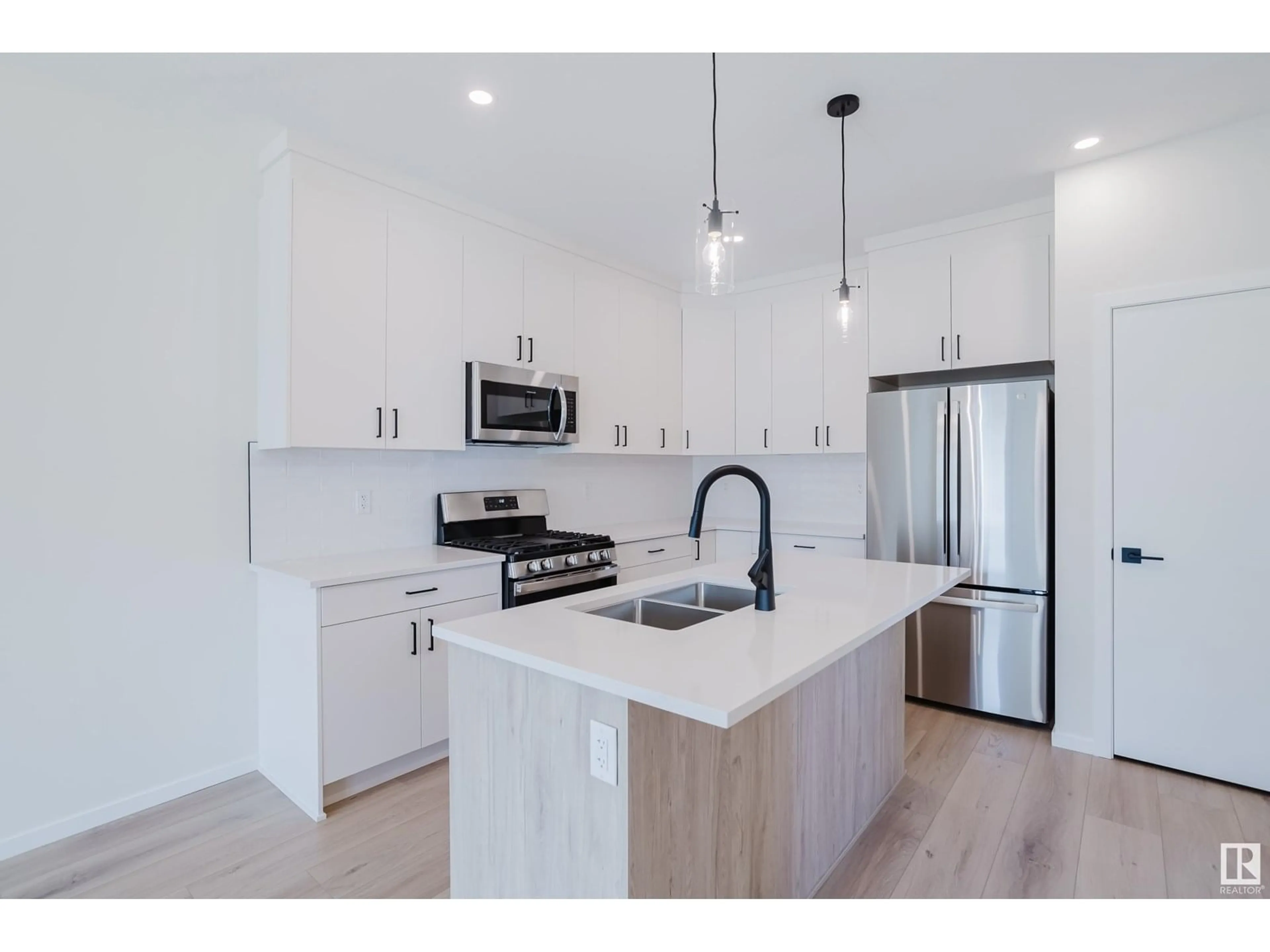 Open concept kitchen, unknown for 65/67/69 - 10463 159 ST, Edmonton Alberta T5P3A8