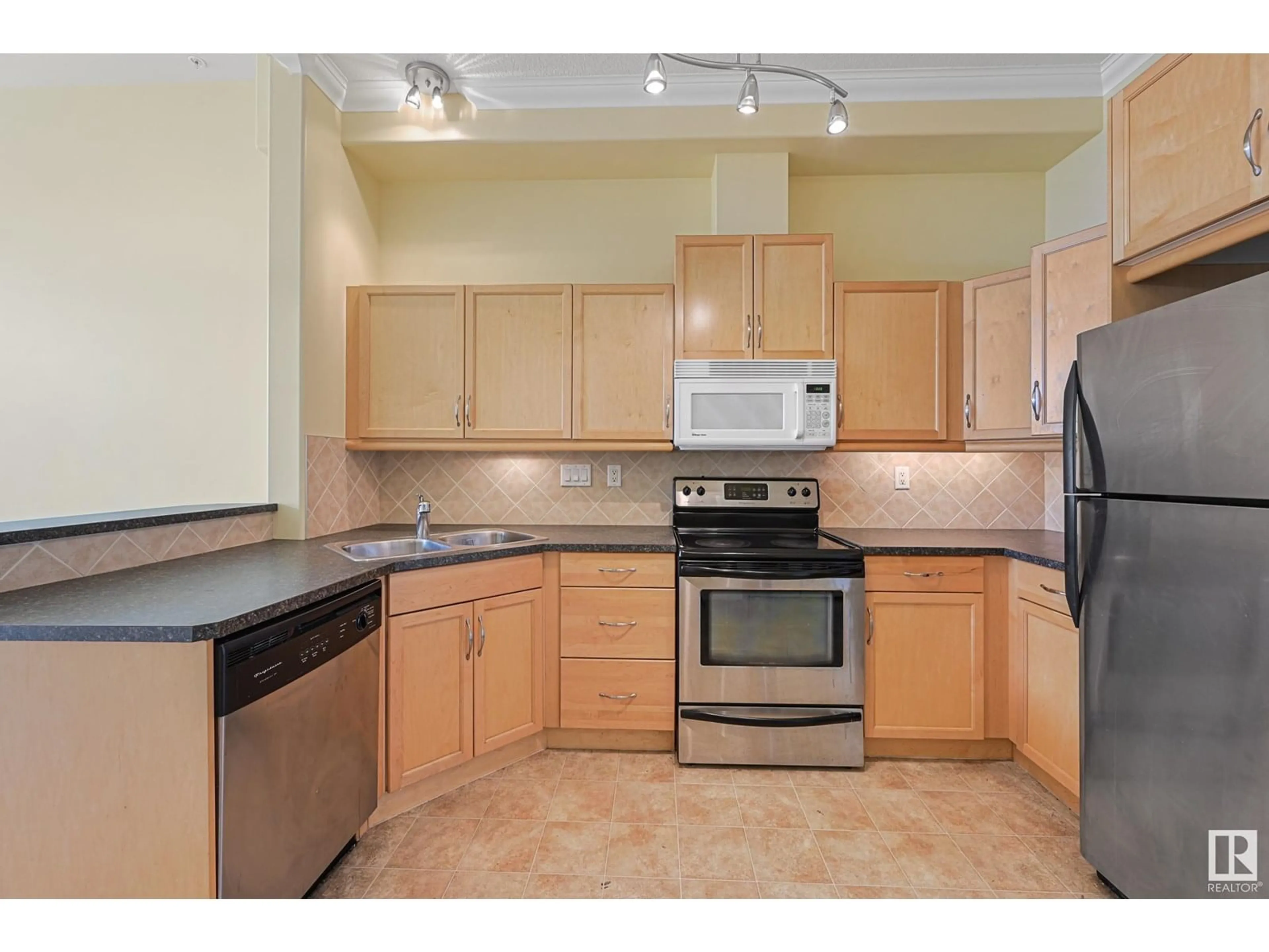 Standard kitchen, unknown for #404 - 10121 80 AV, Edmonton Alberta T6E0B9