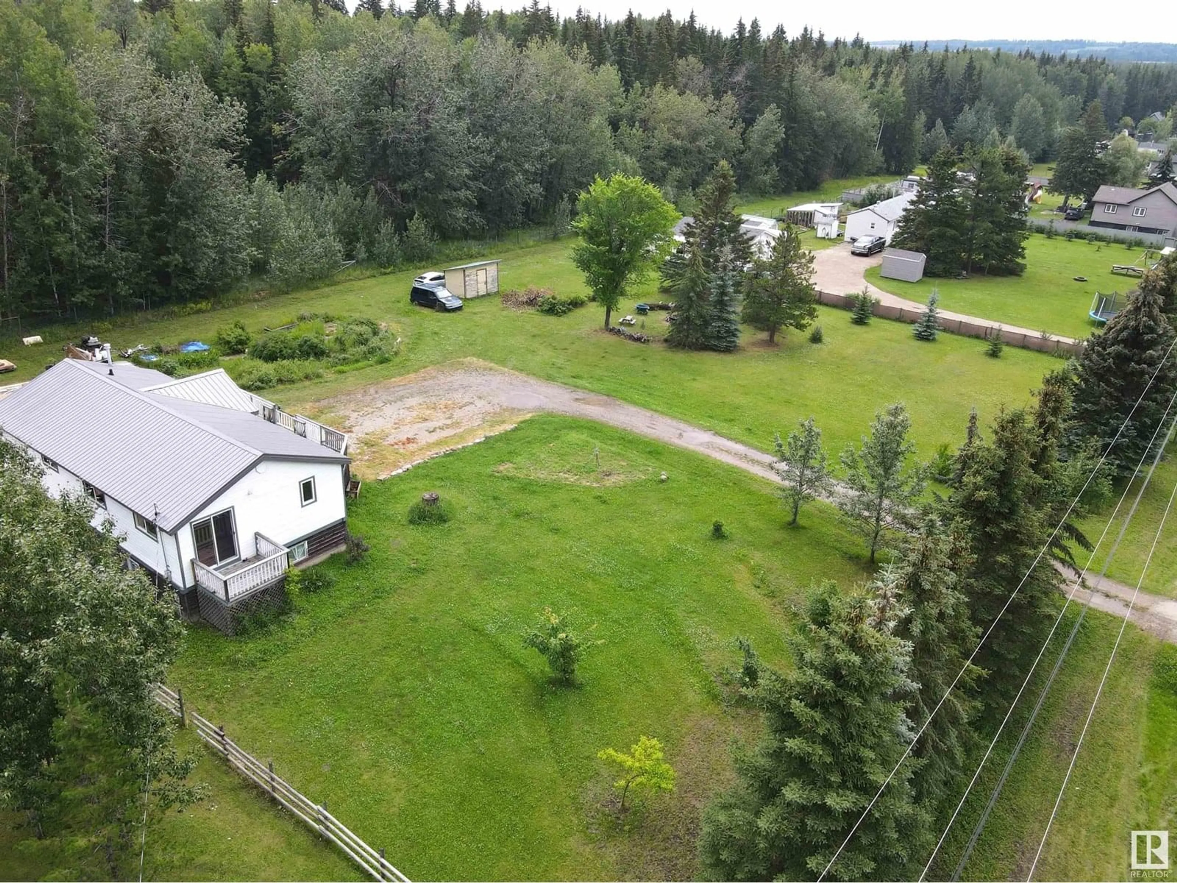 A pic from outside/outdoor area/front of a property/back of a property/a pic from drone, unknown for 4809 50 ST, Violet Grove Alberta T7A2A1