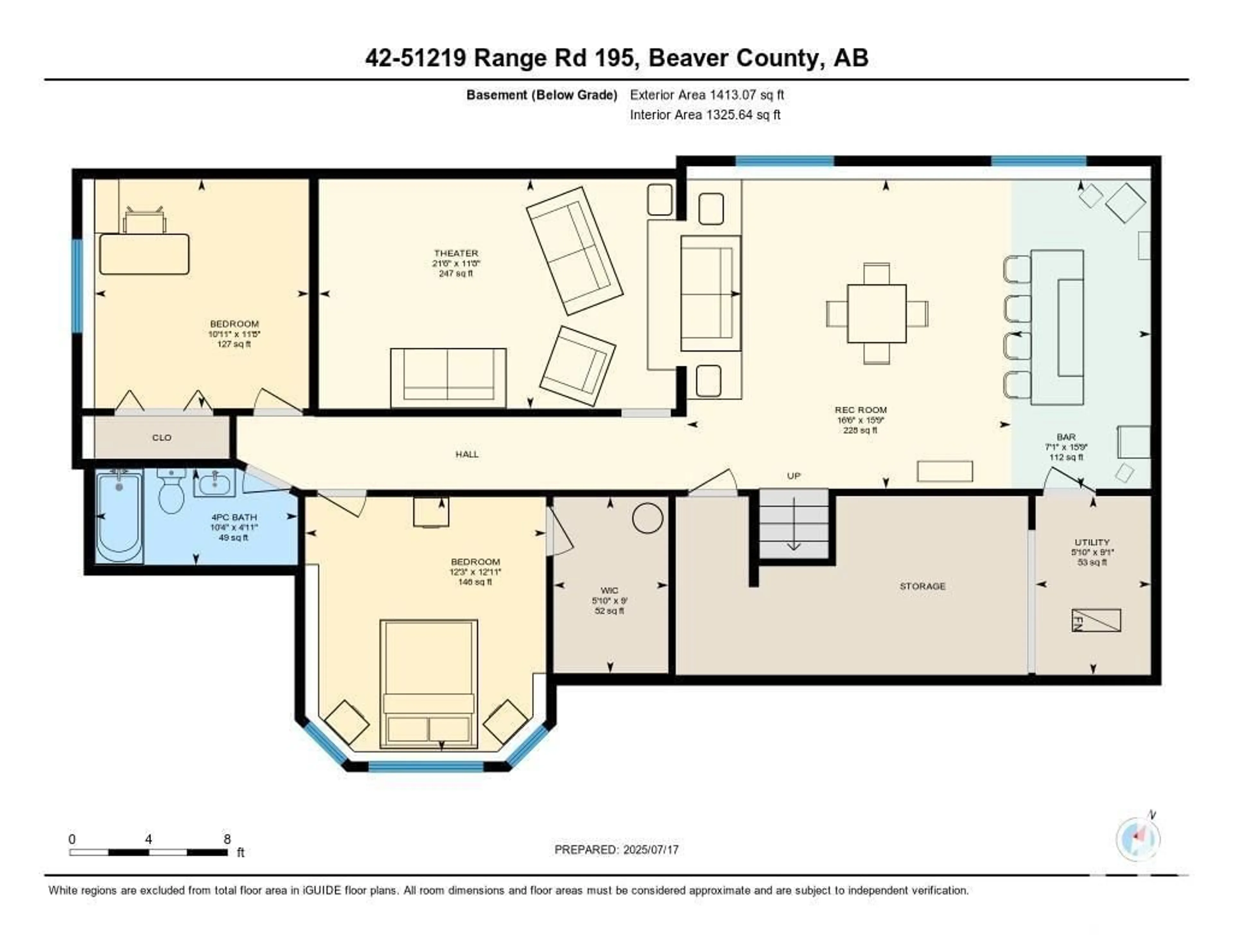 Floor plan for 51219 - 42 RANGE ROAD 195, Rural Beaver County Alberta T0B4J1