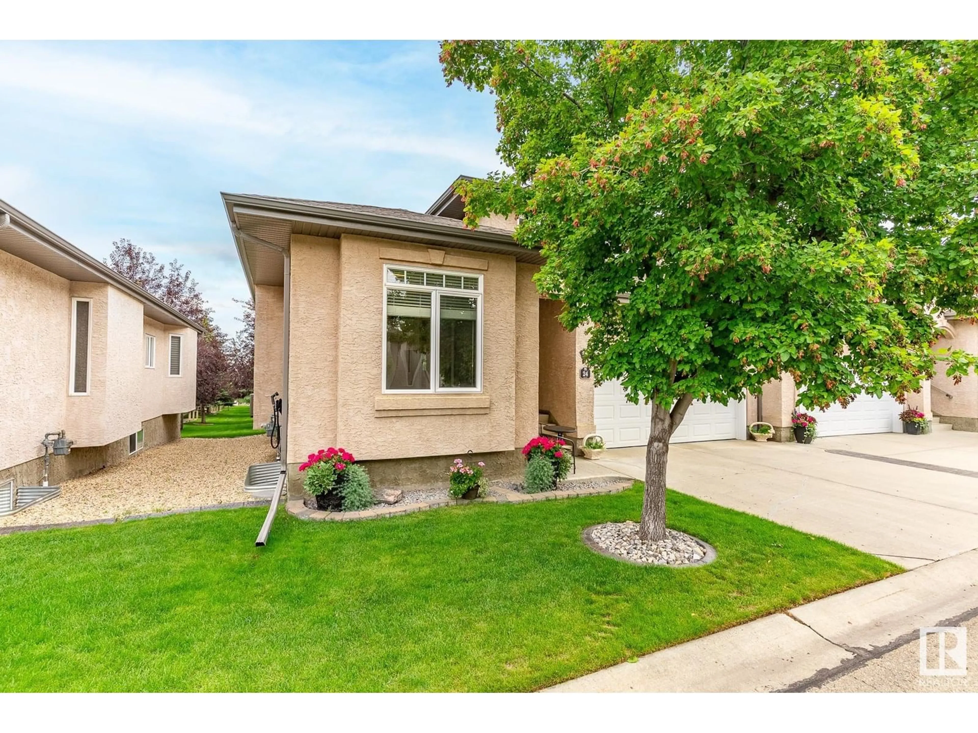 Home with vinyl exterior material, street for #24 - 1251 RUTHERFORD RD, Edmonton Alberta T6W1T6