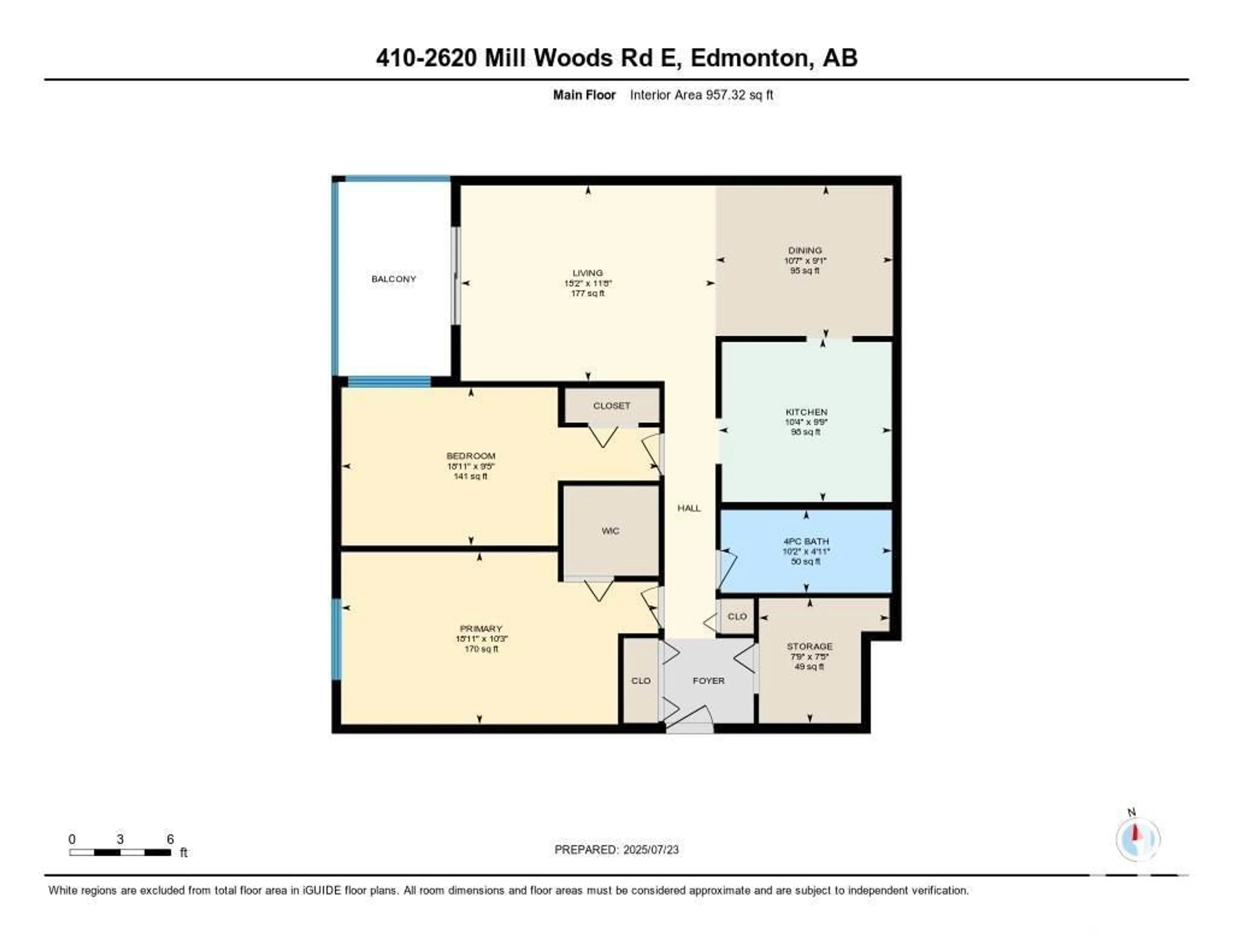 Floor plan for #214 - 2620 MILL WOODS RD E NW, Edmonton Alberta T6L5K6
