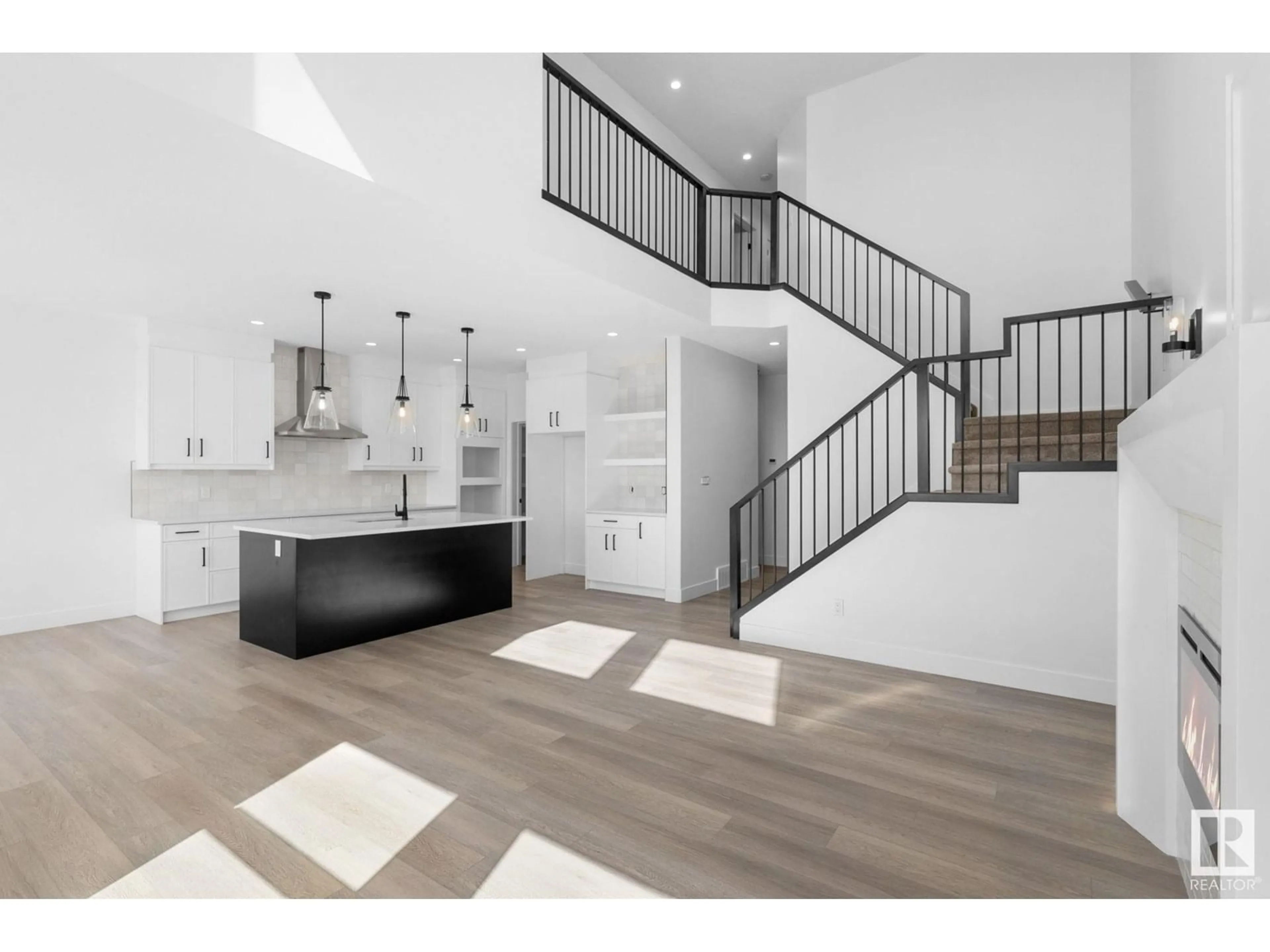 Open concept kitchen, unknown for 3317 CHICKADEE DR, Edmonton Alberta T5S0V6