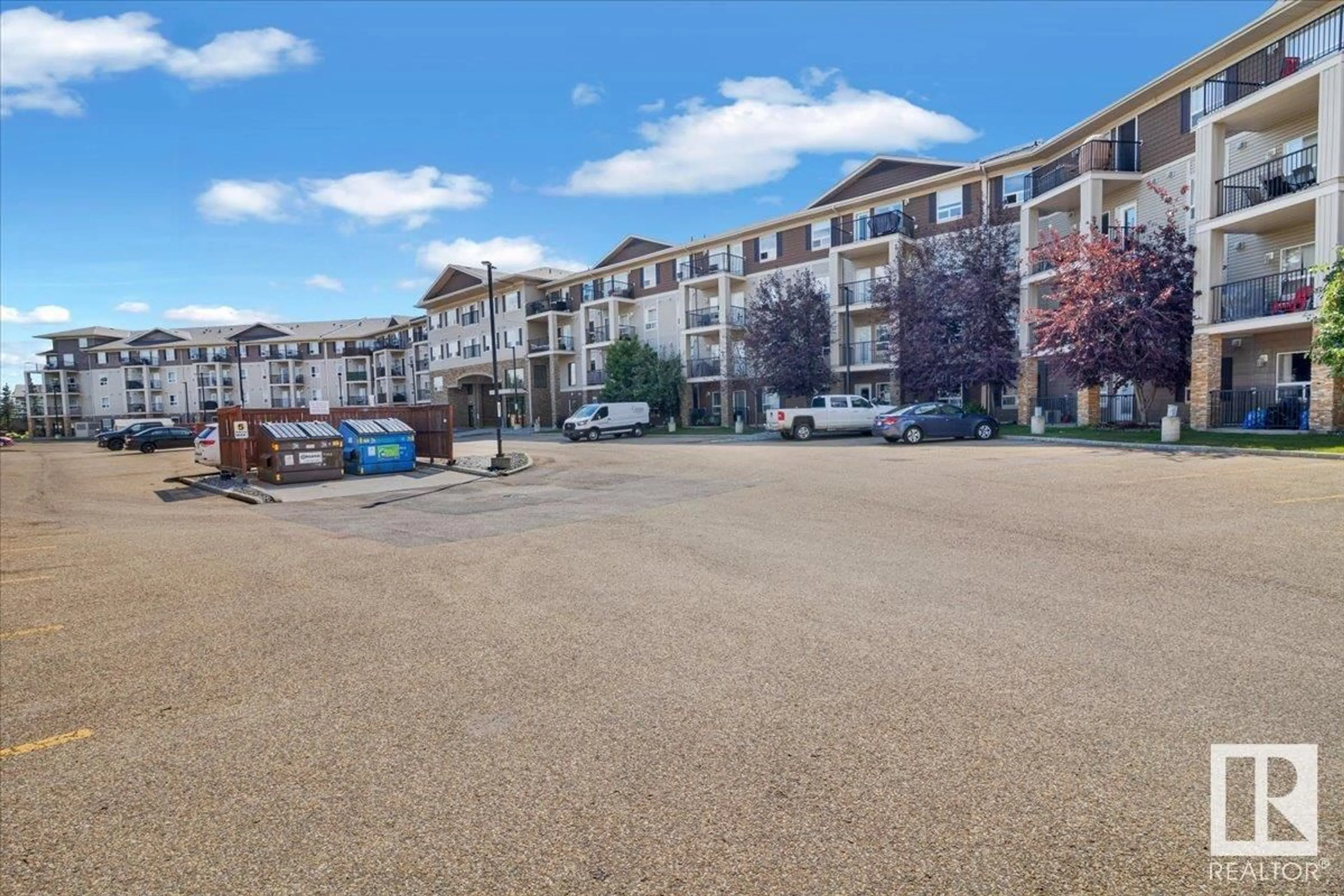 A pic from outside/outdoor area/front of a property/back of a property/a pic from drone, unknown for #208 - 1520 HAMMOND GA NW, Edmonton Alberta T6M0J4
