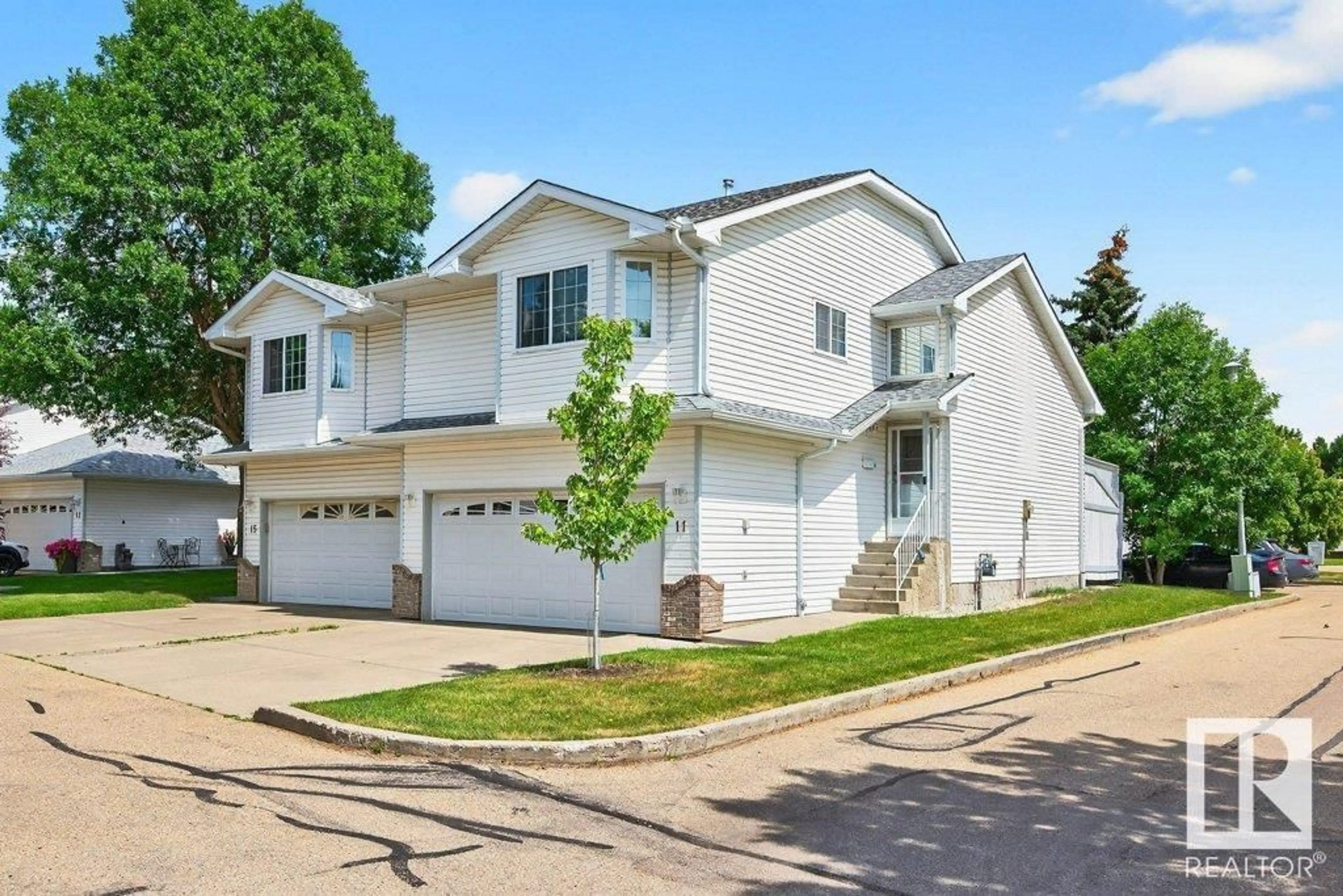 Home with vinyl exterior material, street for 3 - 11 POIRIER AV, St. Albert Alberta T8N6M6