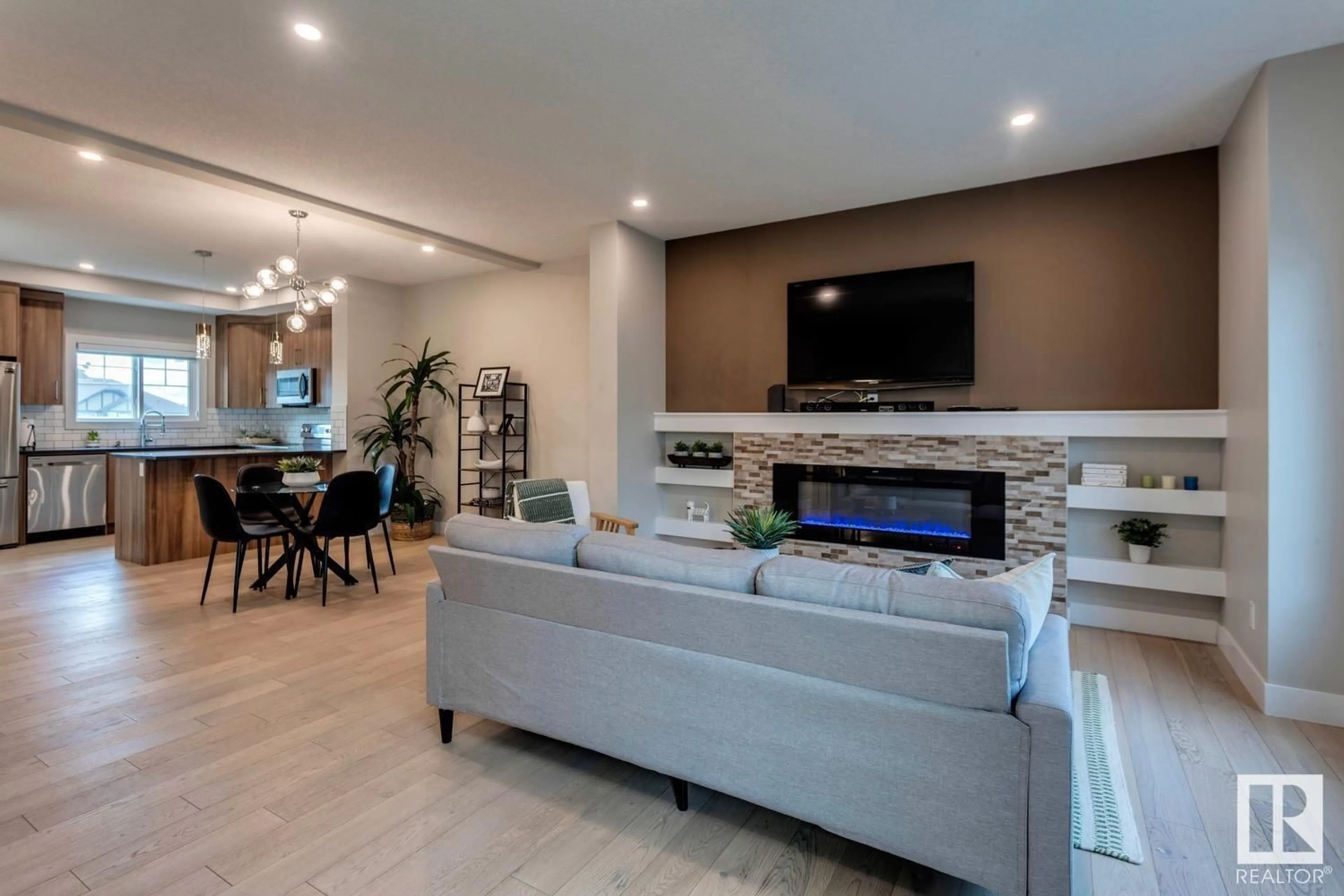 Living room with furniture, unknown for 230 EDGEMONT NW, Edmonton Alberta T6M0Y8