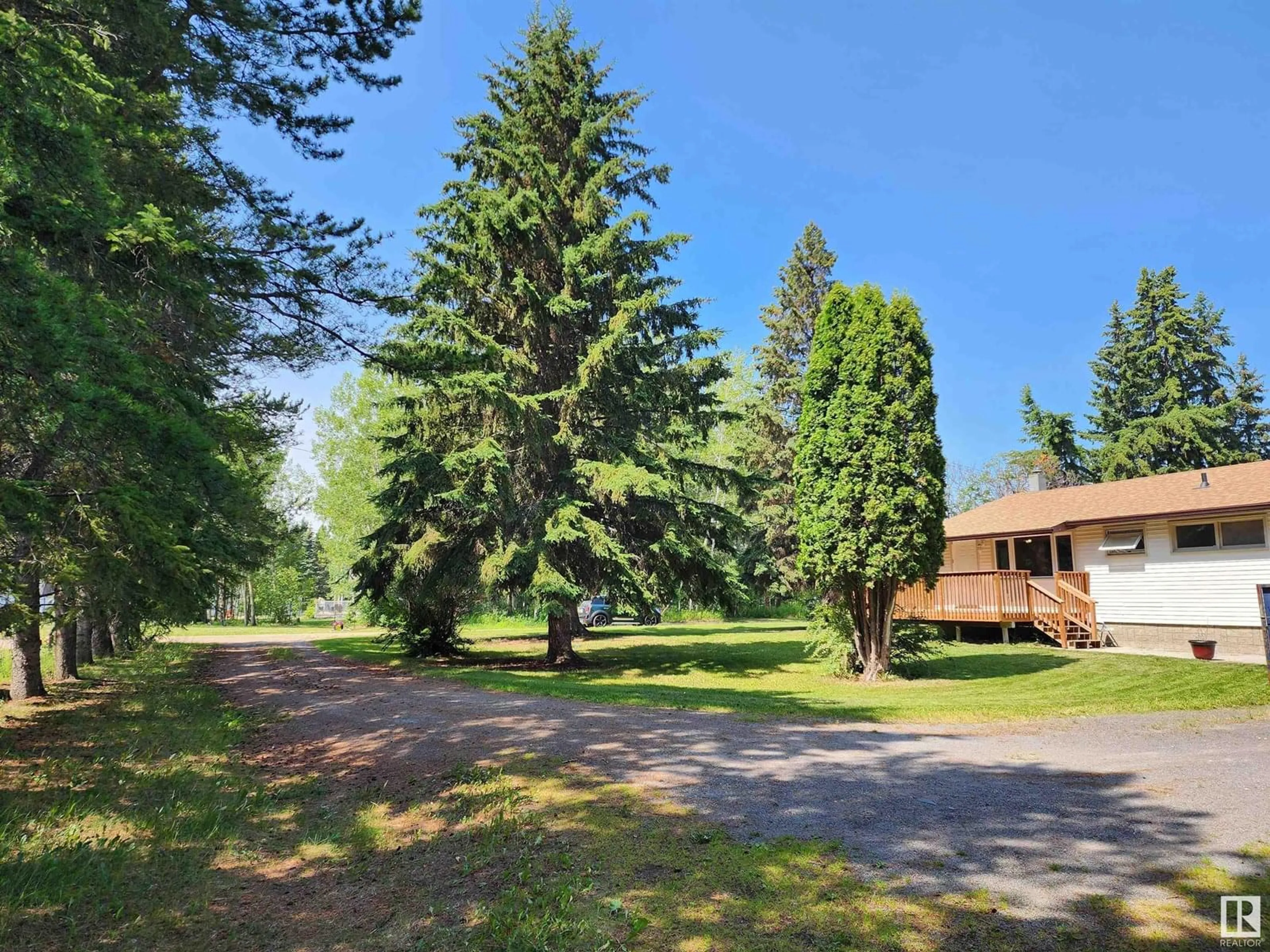 A pic from outside/outdoor area/front of a property/back of a property/a pic from drone, forest/trees view for 5409 50 ST, Thorsby Alberta T0C2P0