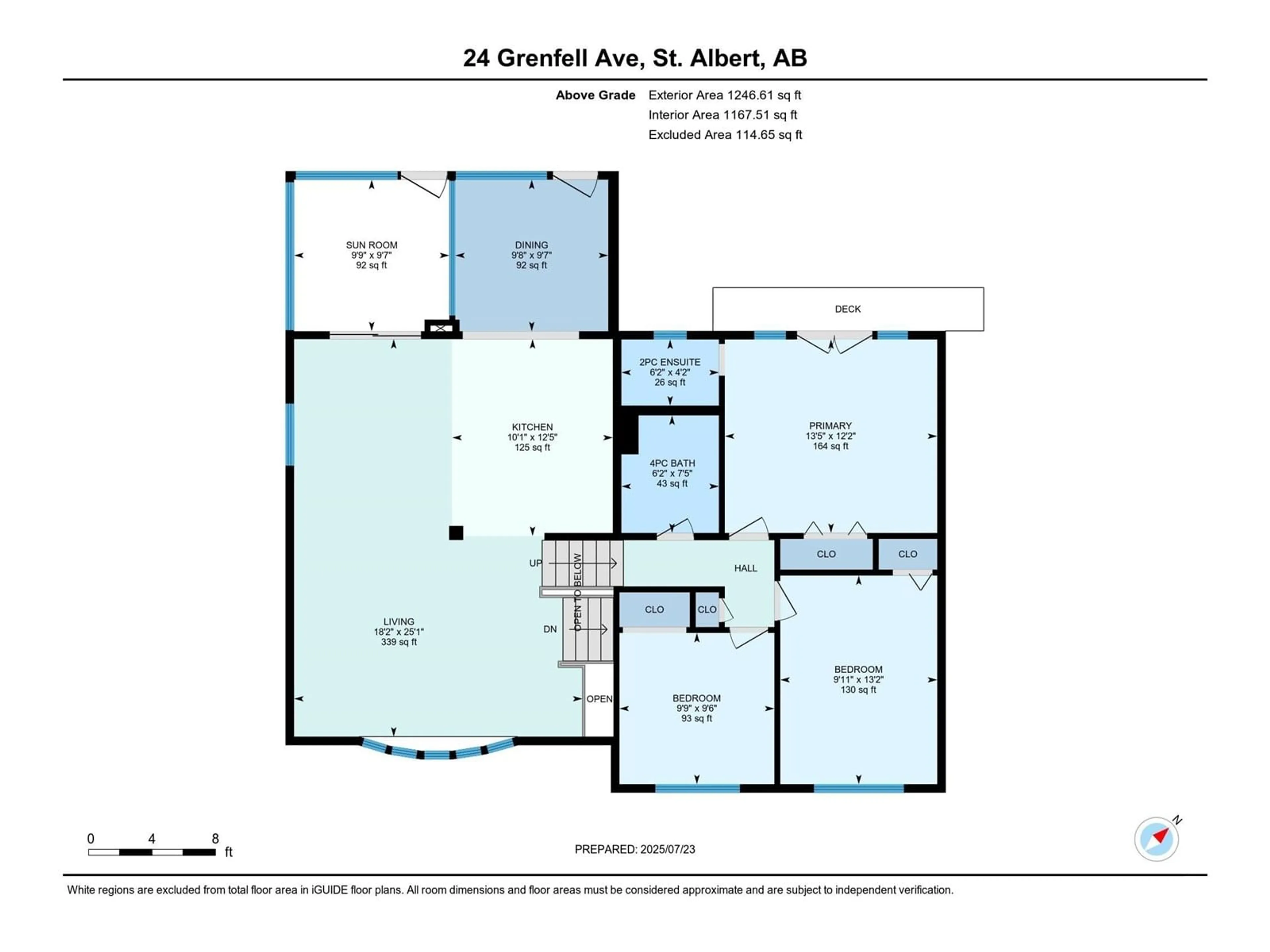 Floor plan for 24 GRENFELL AV, St. Albert Alberta T8N0Z1