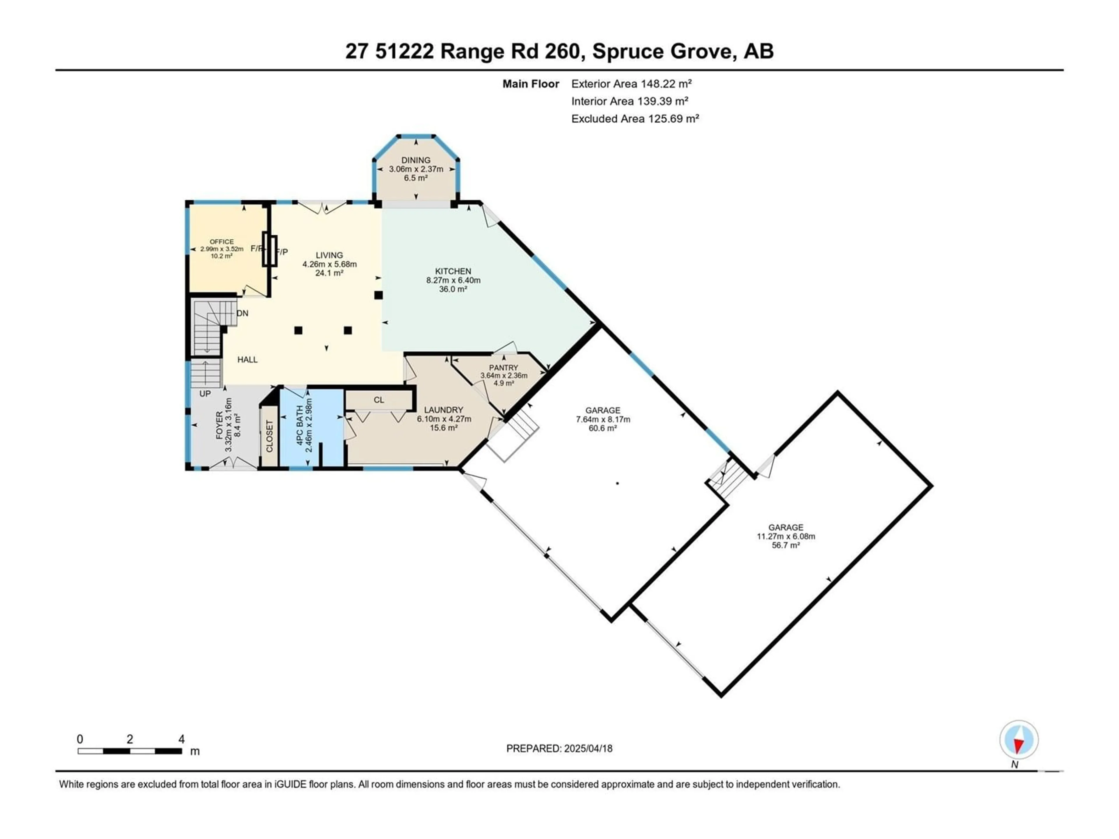 Floor plan for 51222 RGE ROAD 260, Rural Parkland County Alberta T7Y1B1