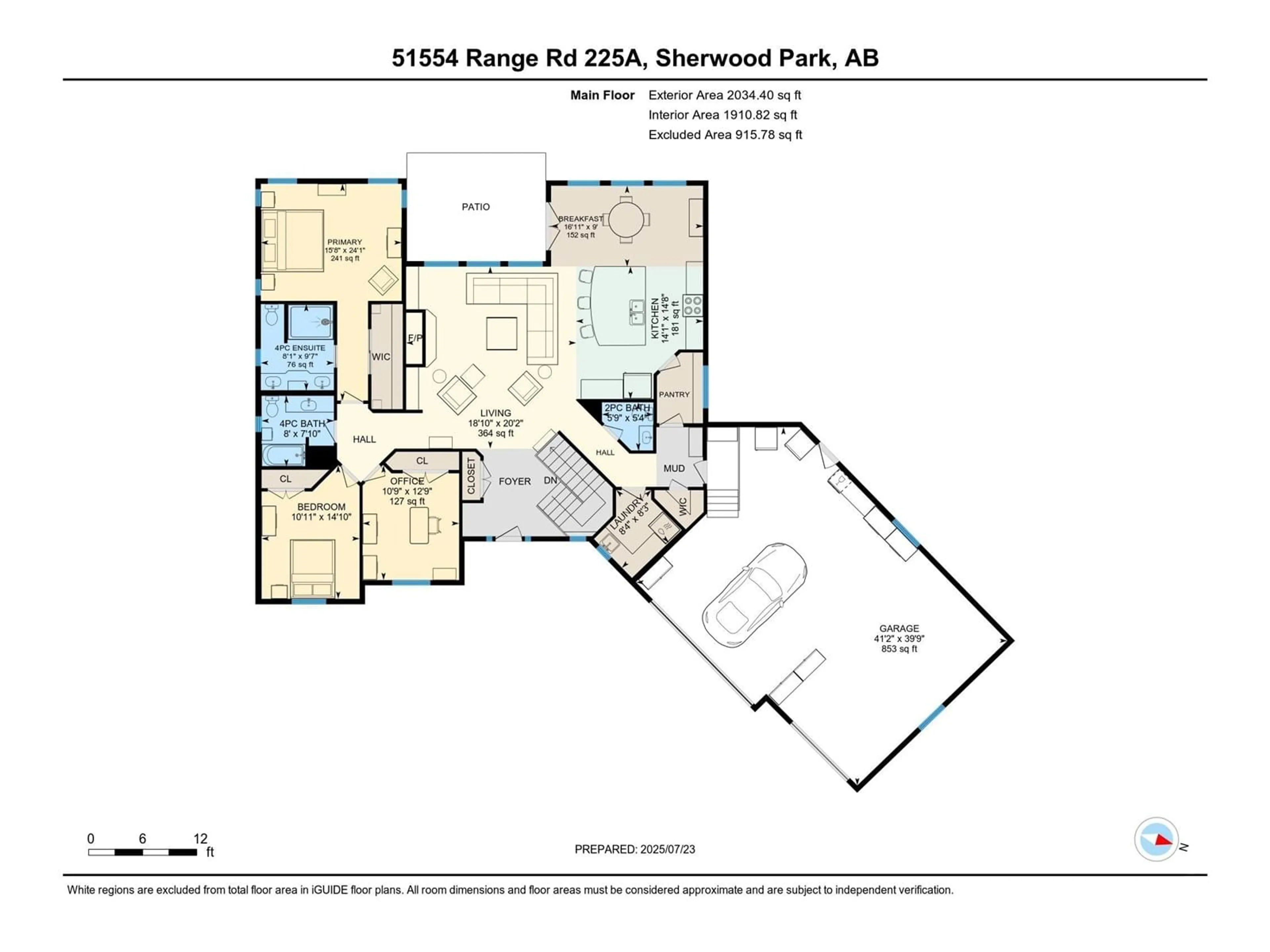 Floor plan for 51554 RGE ROAD 225 A, Rural Strathcona County Alberta T8C1H5