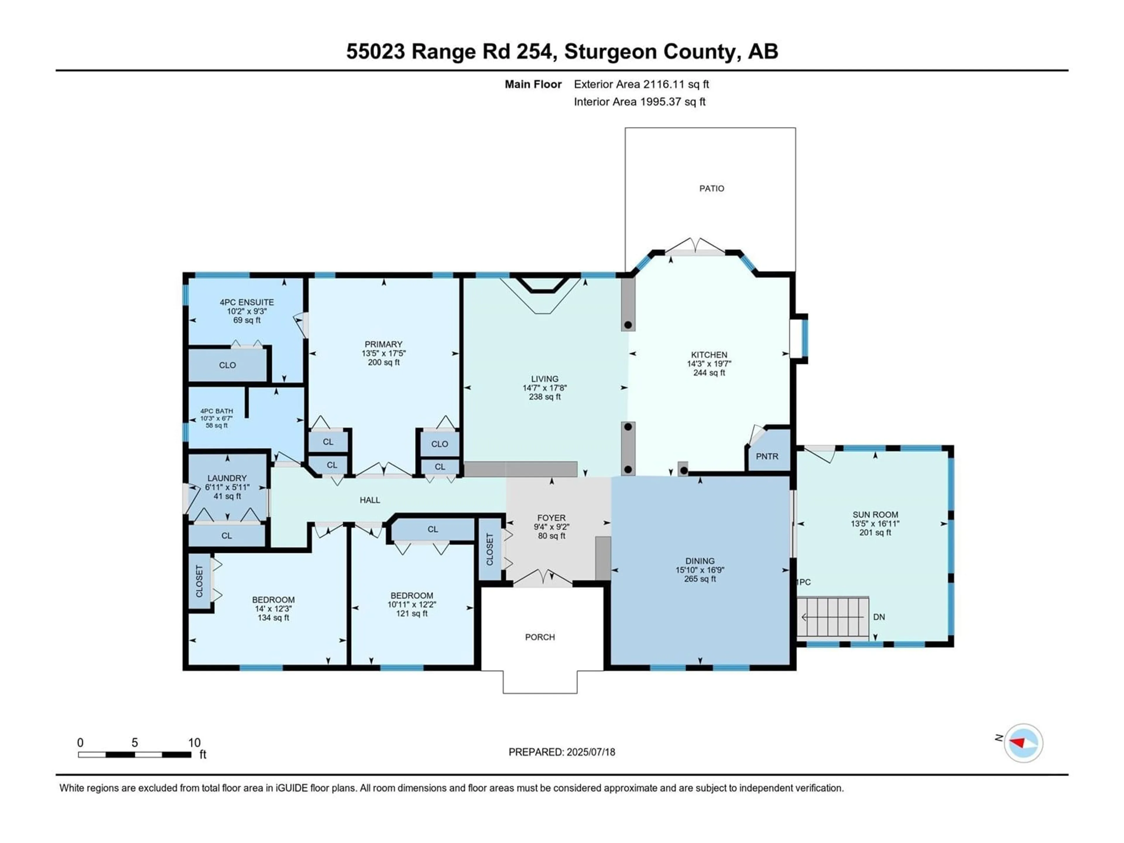 Floor plan for 55023 RGE ROAD 254, Rural Sturgeon County Alberta T8T0T2