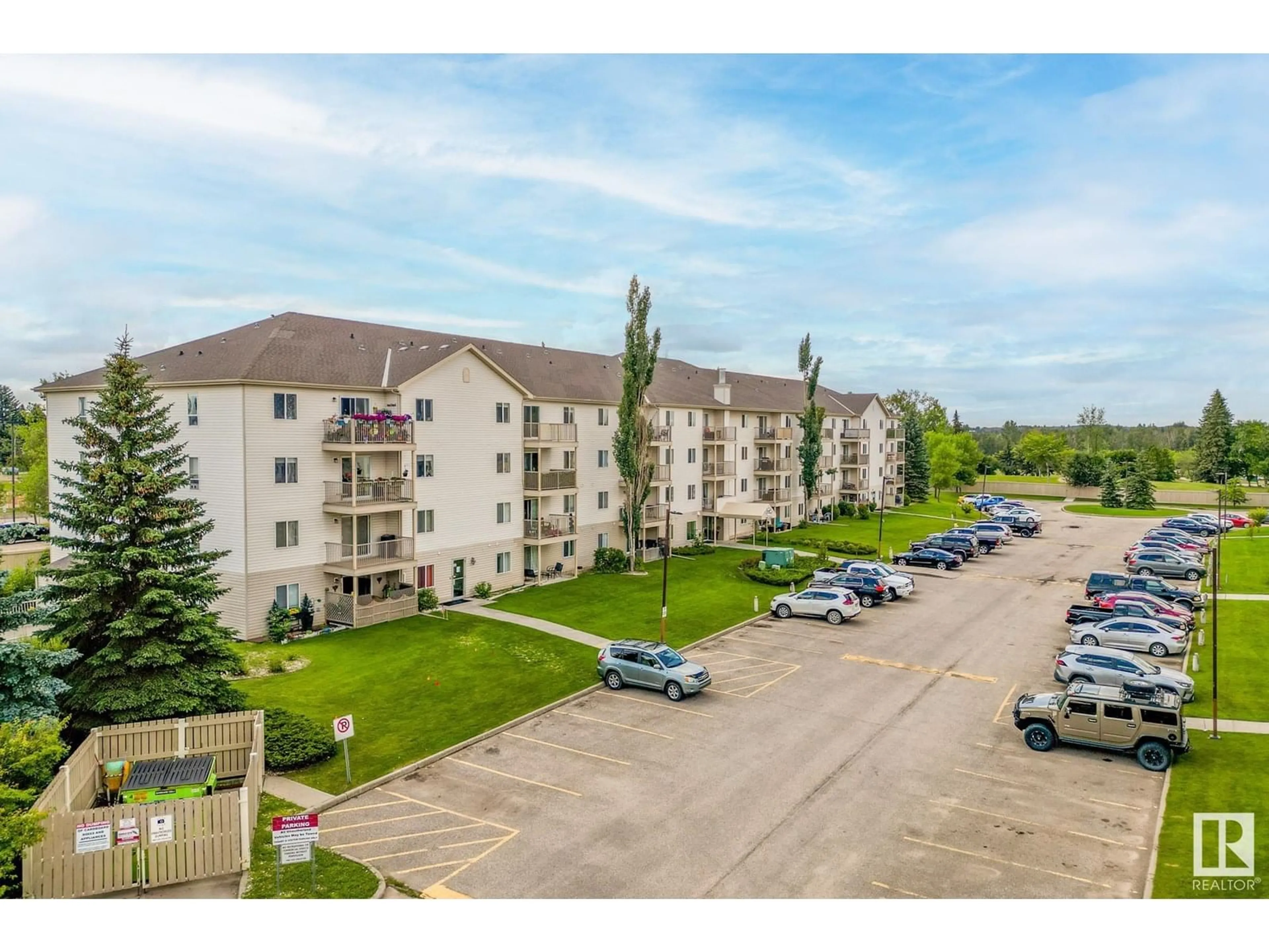A pic from outside/outdoor area/front of a property/back of a property/a pic from drone, unknown for 108 - 4700 43 AV, Stony Plain Alberta T7Z2S6