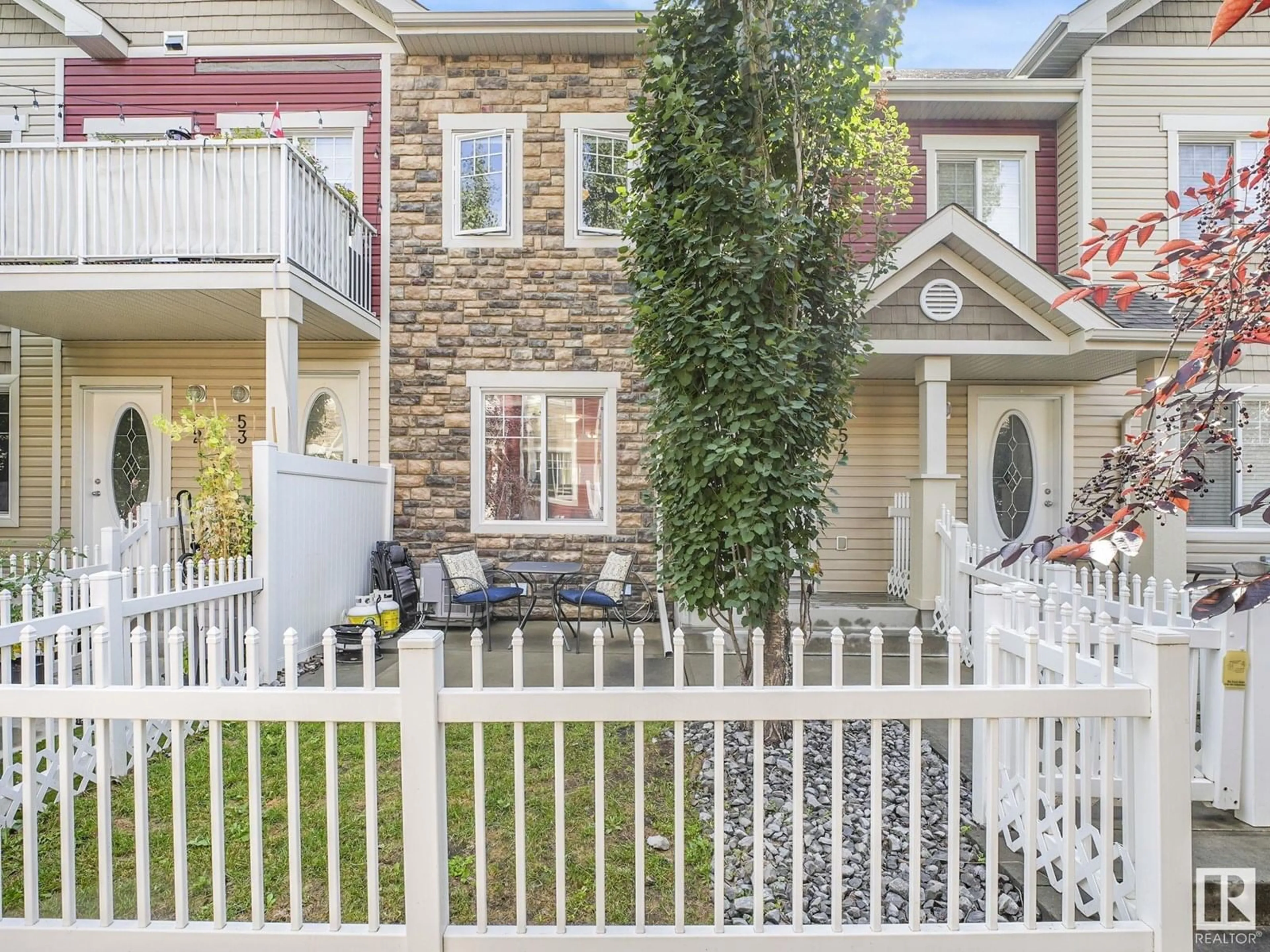 Home with vinyl exterior material, street for #54 - 460 HEMINGWAY RD, Edmonton Alberta T6M0M5