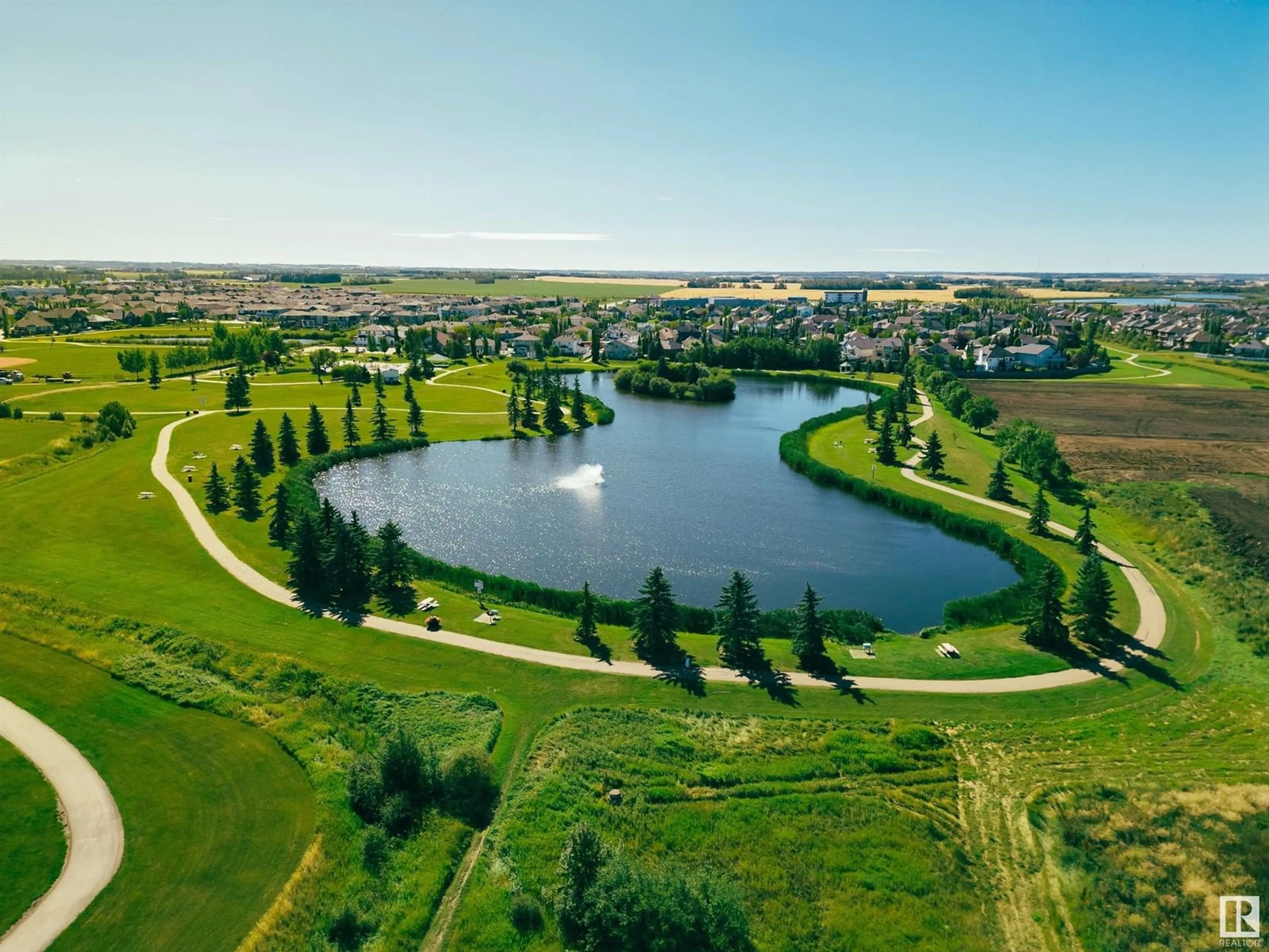 A pic from outside/outdoor area/front of a property/back of a property/a pic from drone, water/lake/river/ocean view for 6411 63 ST, Beaumont Alberta T4X3E2