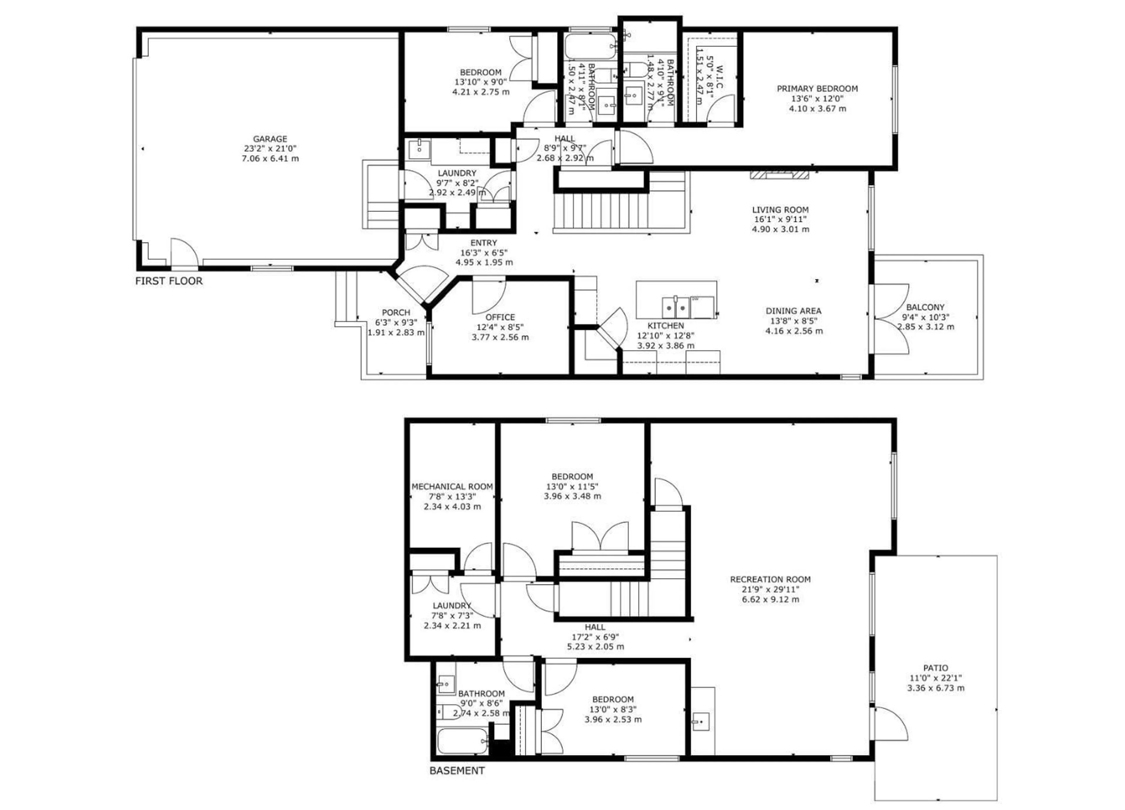 Floor plan for 26 HARLEY WY, Spruce Grove Alberta T7X0X4