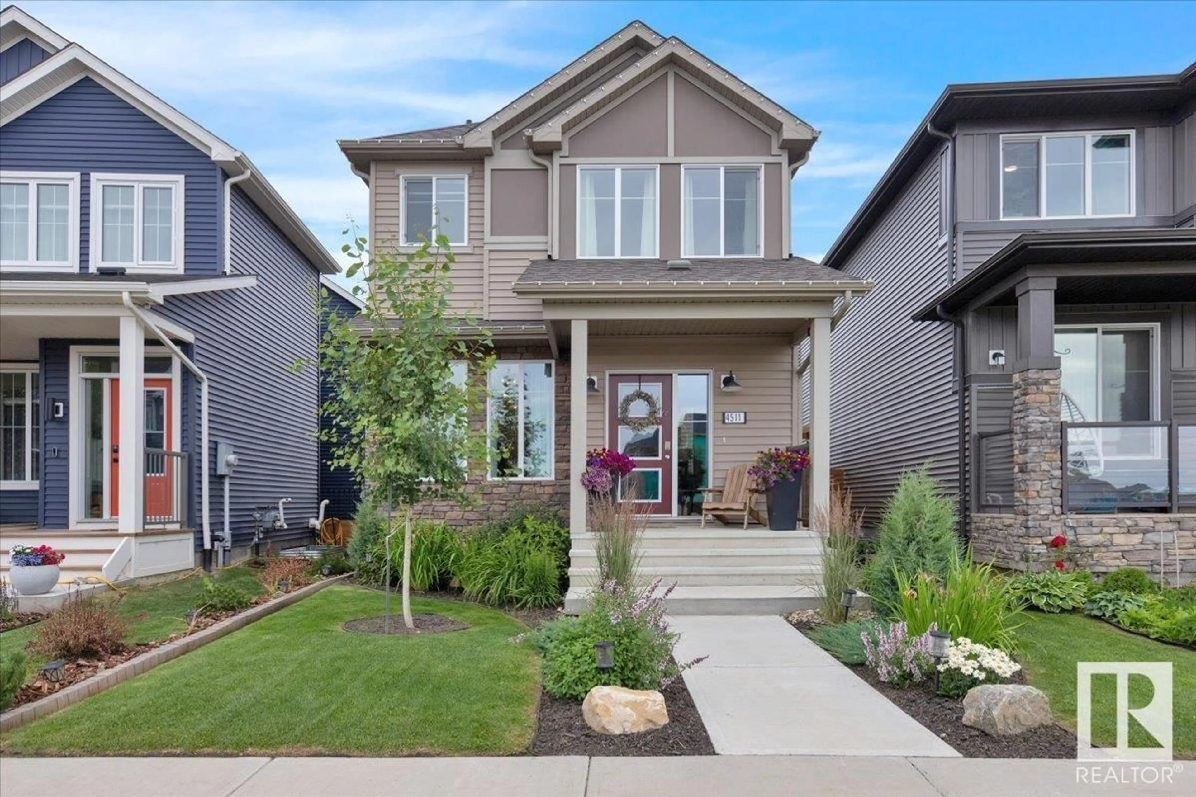Home with brick exterior material, street for 4511 KINSELLA LI, Edmonton Alberta T6W4J9