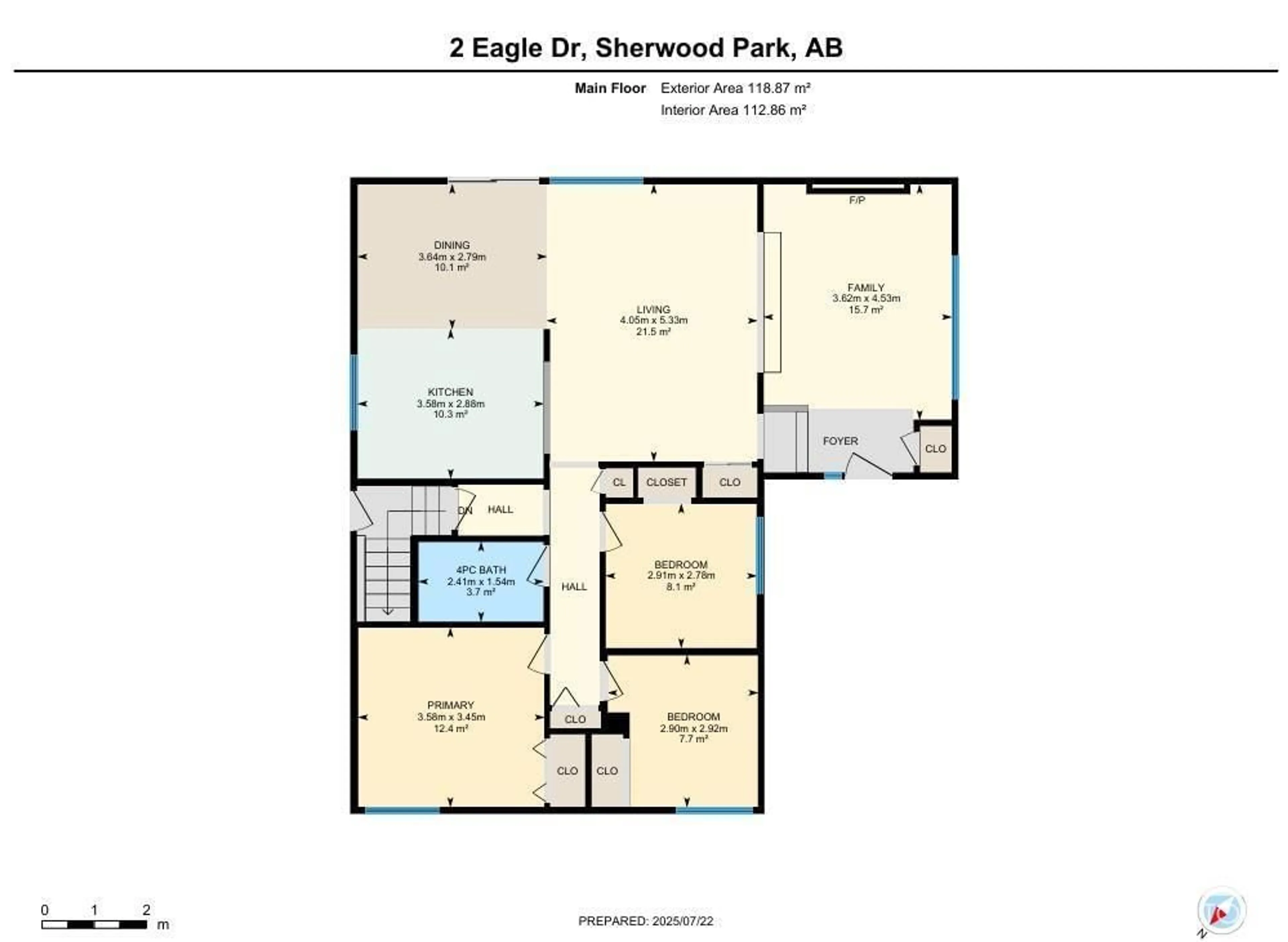 Floor plan for 2 EAGLE DR, Sherwood Park Alberta T8A0E2