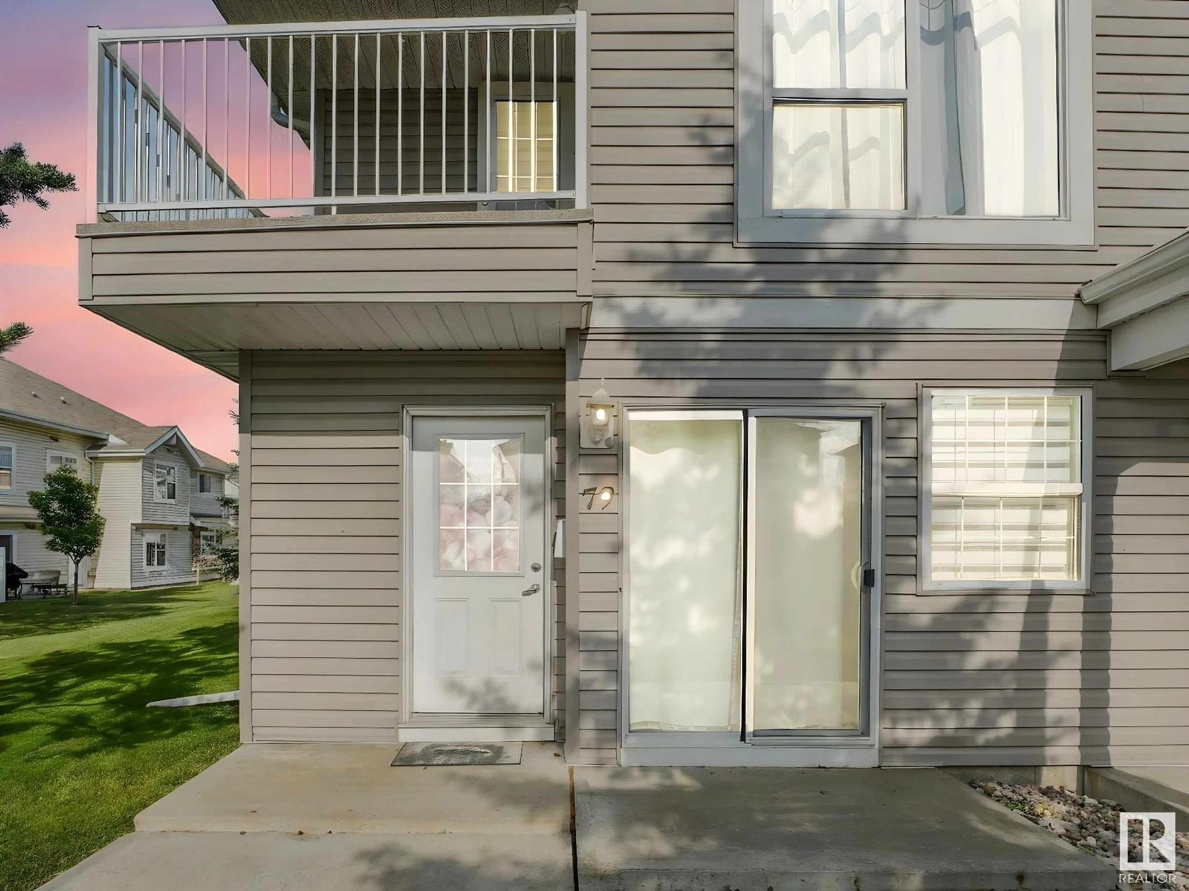 Home with vinyl exterior material, street for 79 EDWARDS DR, Edmonton Alberta T6X1M4
