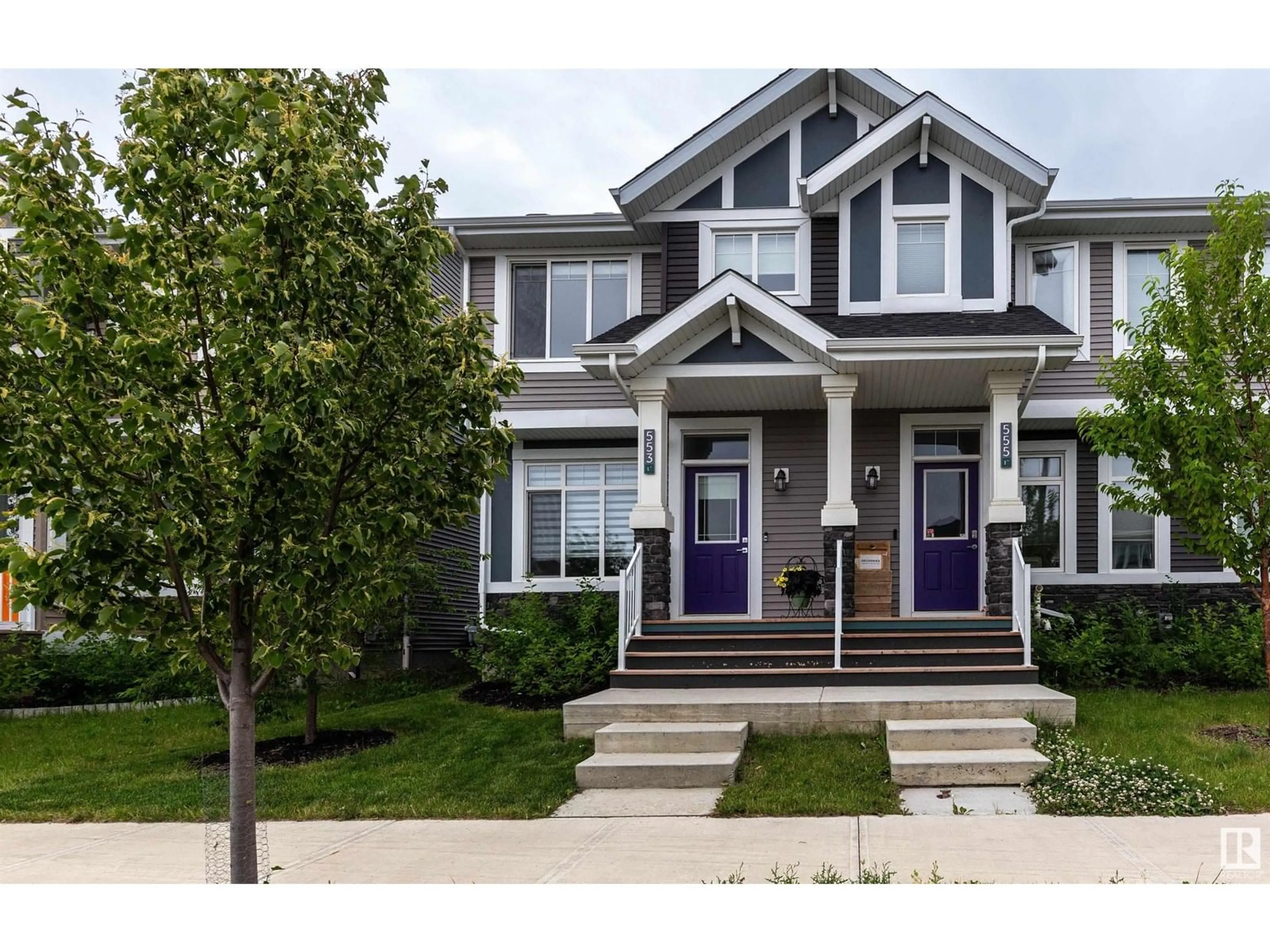 Home with vinyl exterior material, street for 553 GLENRIDDING RAVINE DR, Edmonton Alberta T6W4P1
