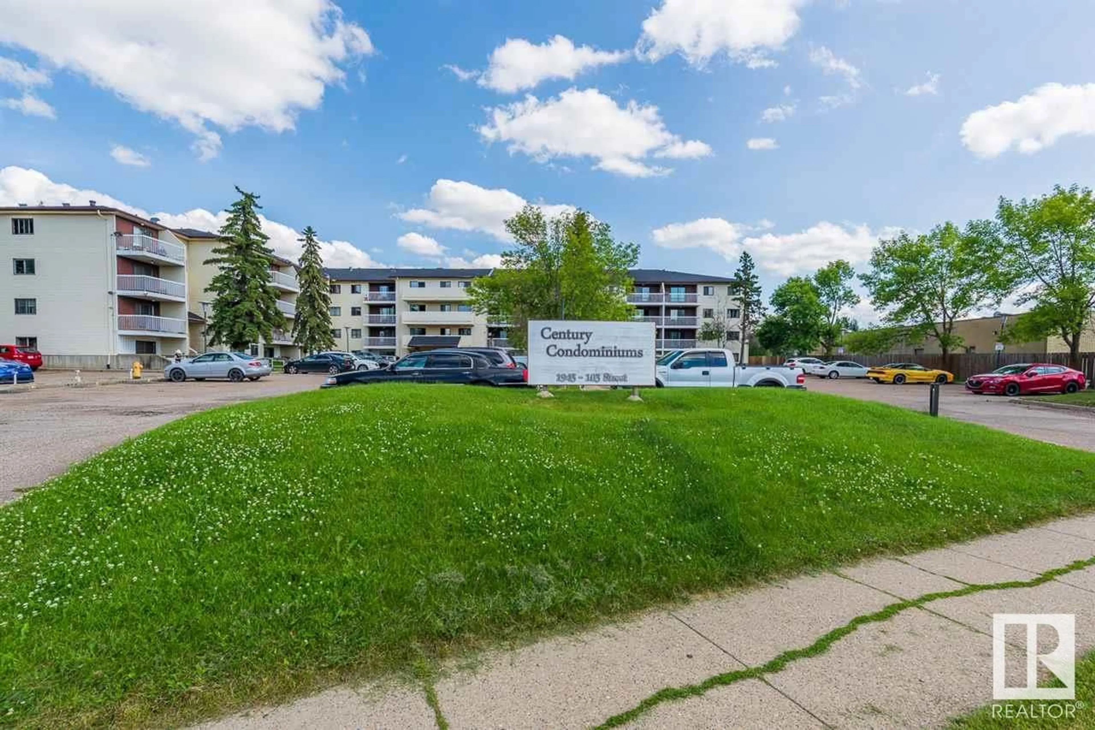 A pic from outside/outdoor area/front of a property/back of a property/a pic from drone, unknown for #407 - 1945 105 ST, Edmonton Alberta T6J5N6