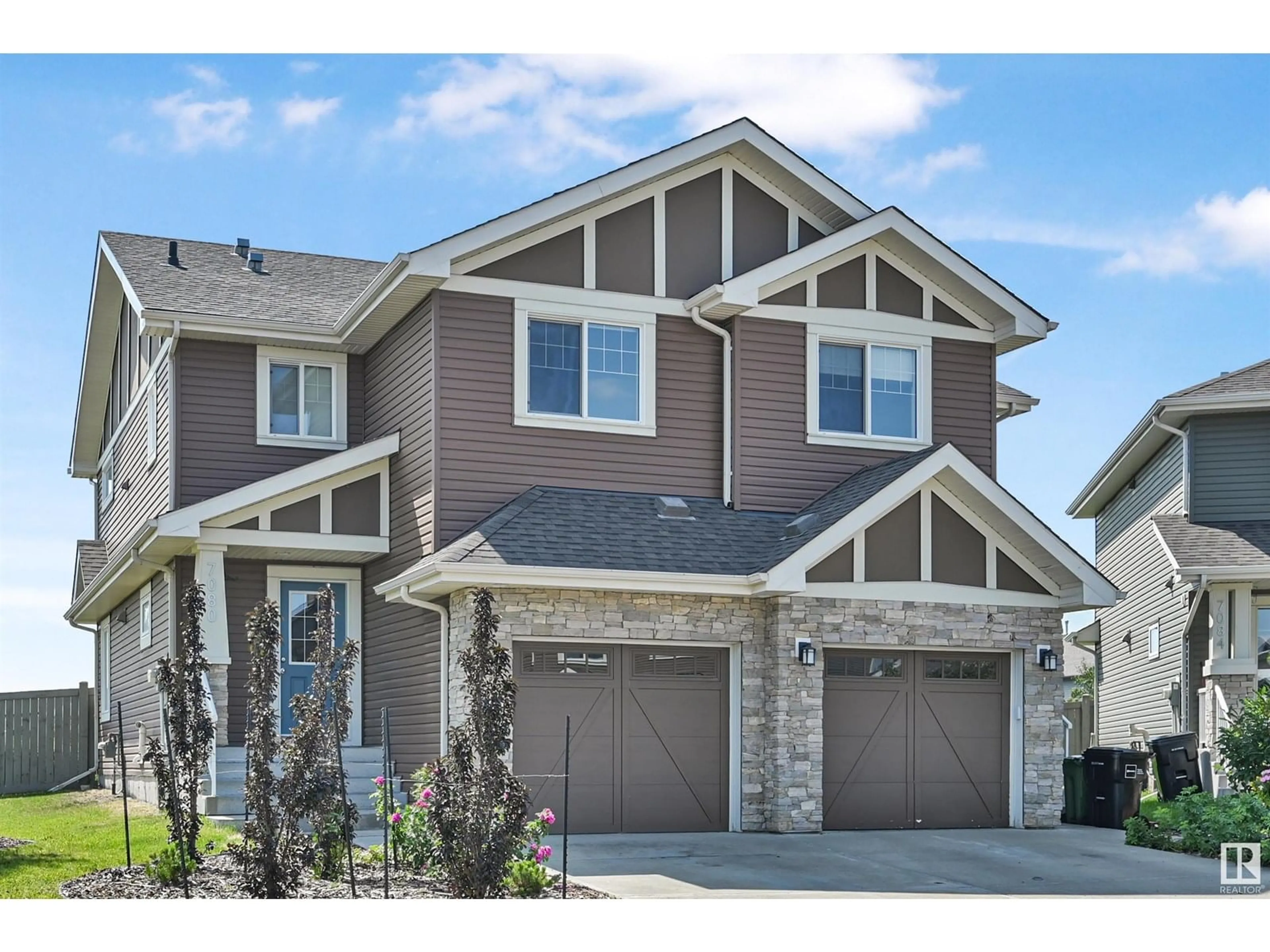 Home with brick exterior material, street for 7080 SOUTH TERWILLEGAR DR, Edmonton Alberta T6R0V1