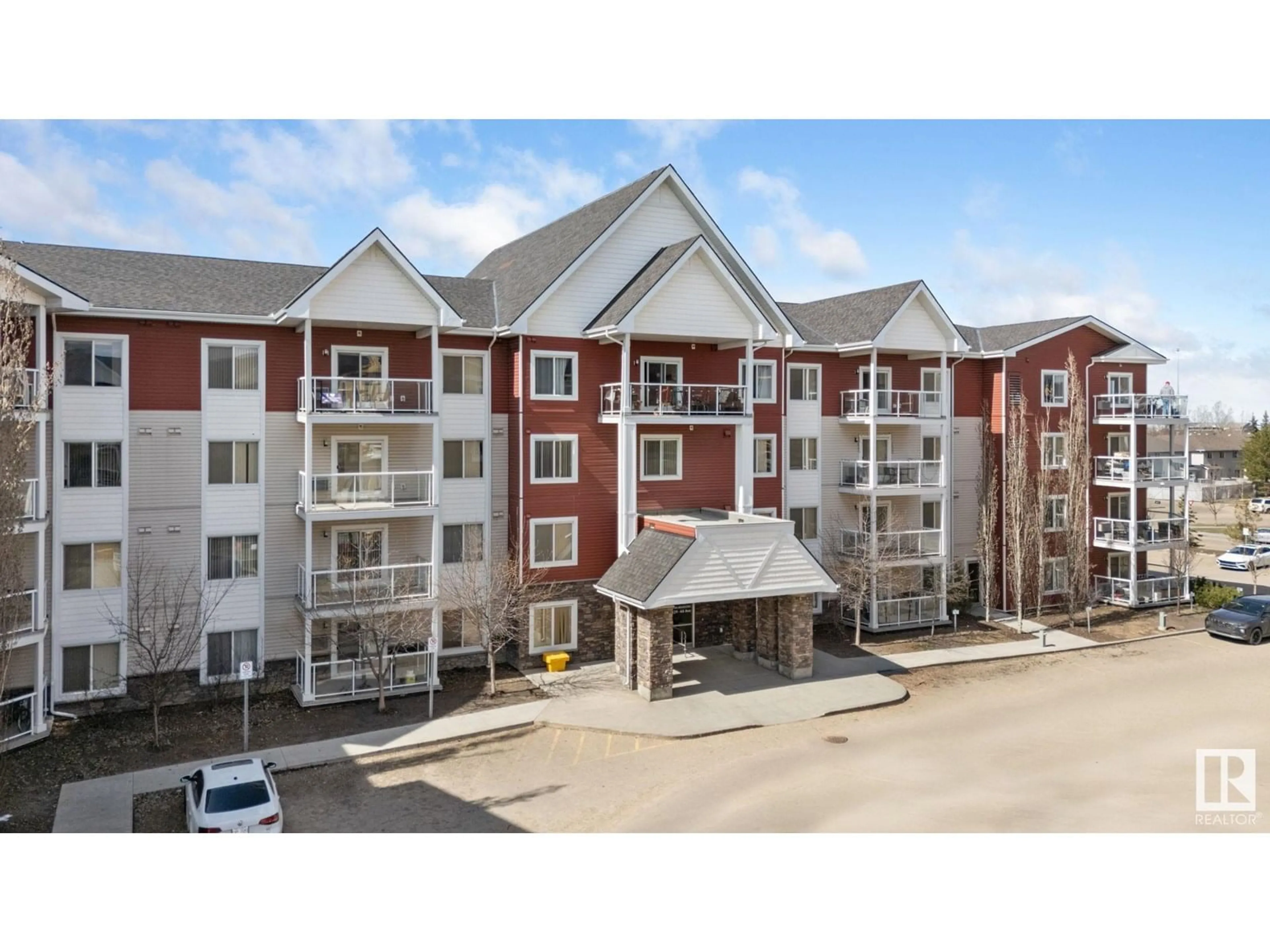 A pic from outside/outdoor area/front of a property/back of a property/a pic from drone, unknown for #303 - 2229 44 AV NW, Edmonton Alberta T5T0W6