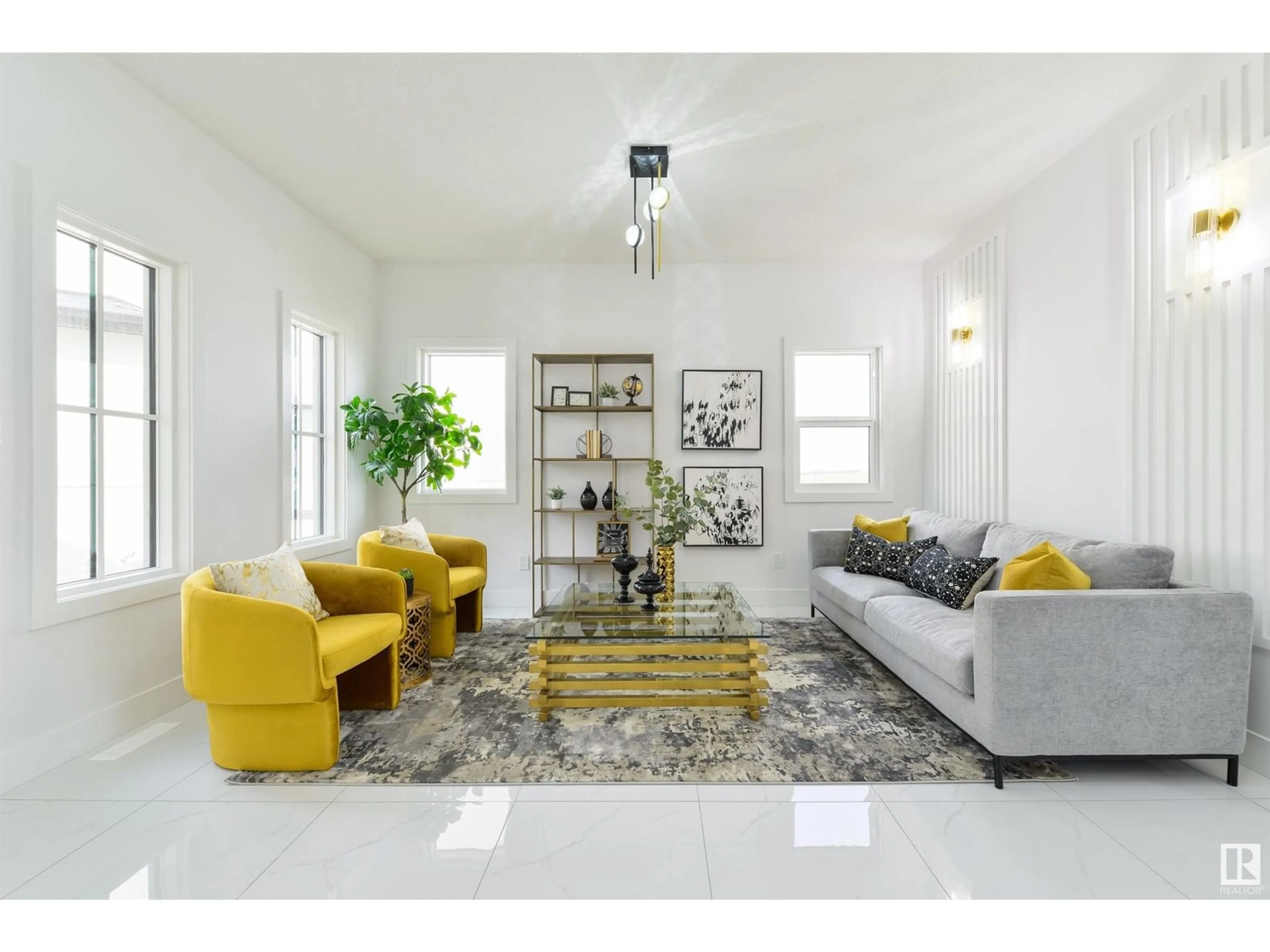 Living room with furniture, unknown for SW - 3104 2 AVE AV, Edmonton Alberta T6X3C7