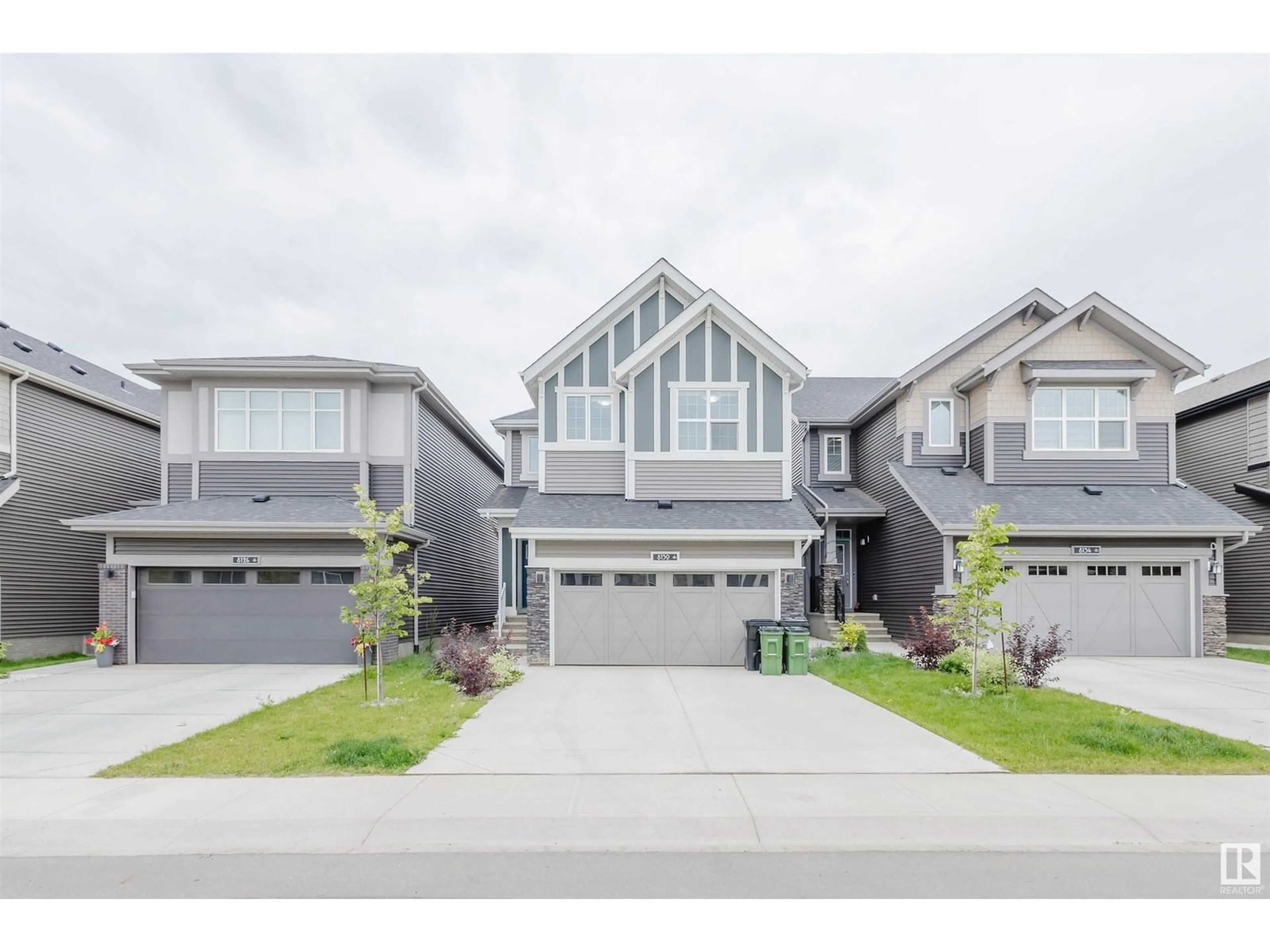 Home with vinyl exterior material, street for NW - 8130 226A ST, Edmonton Alberta T5T7S8