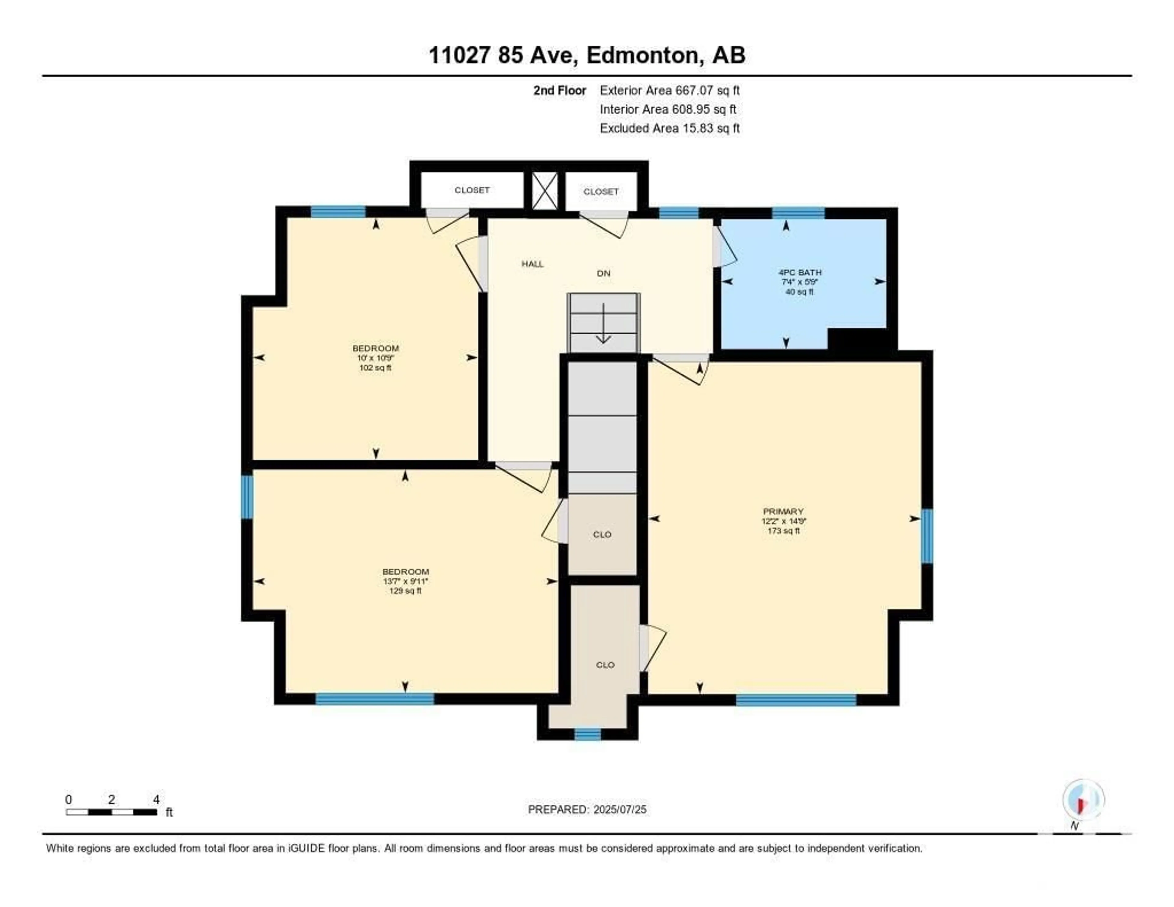 Floor plan for NW - 11027 85 AV, Edmonton Alberta T6G0W5