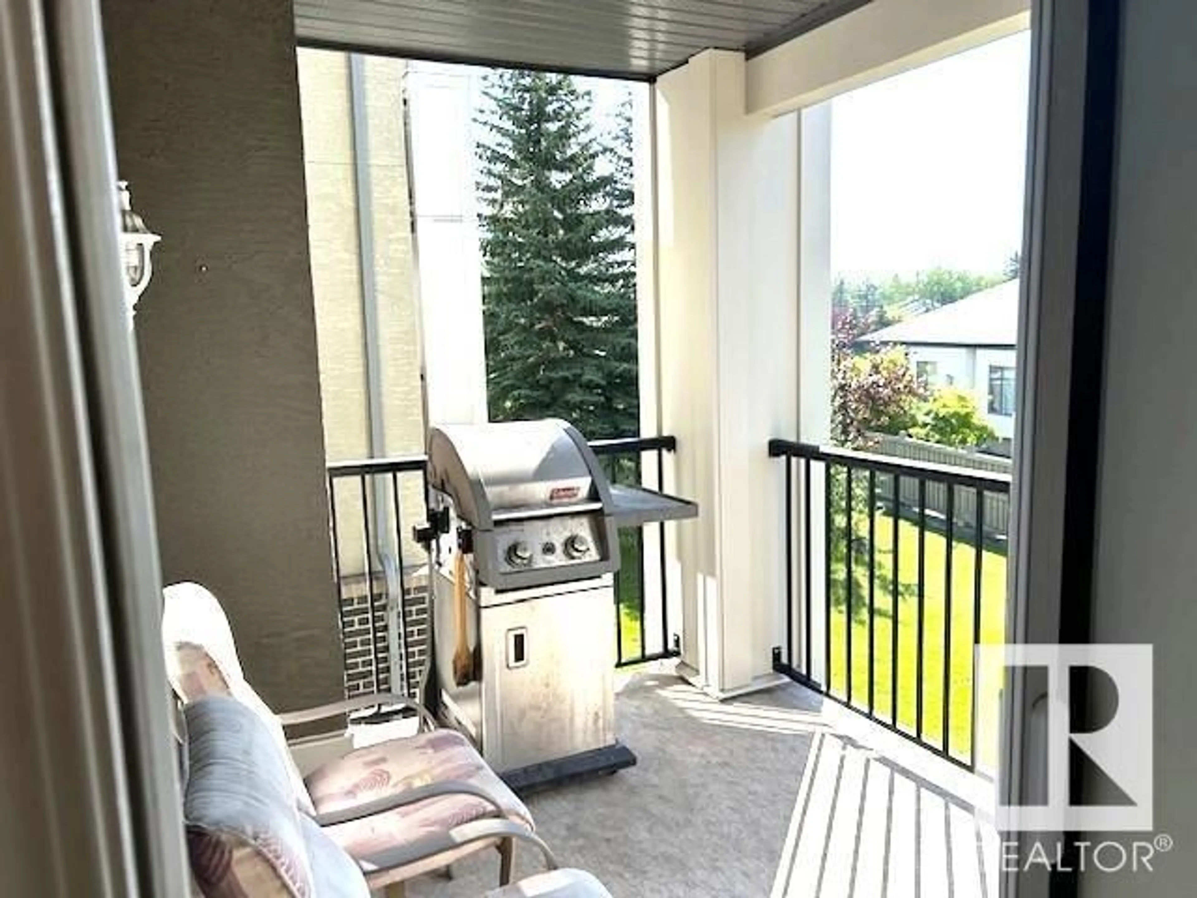 Balcony in the apartment, unknown for #212 - 616 MCALLISTER LO, Edmonton Alberta T6W1N1