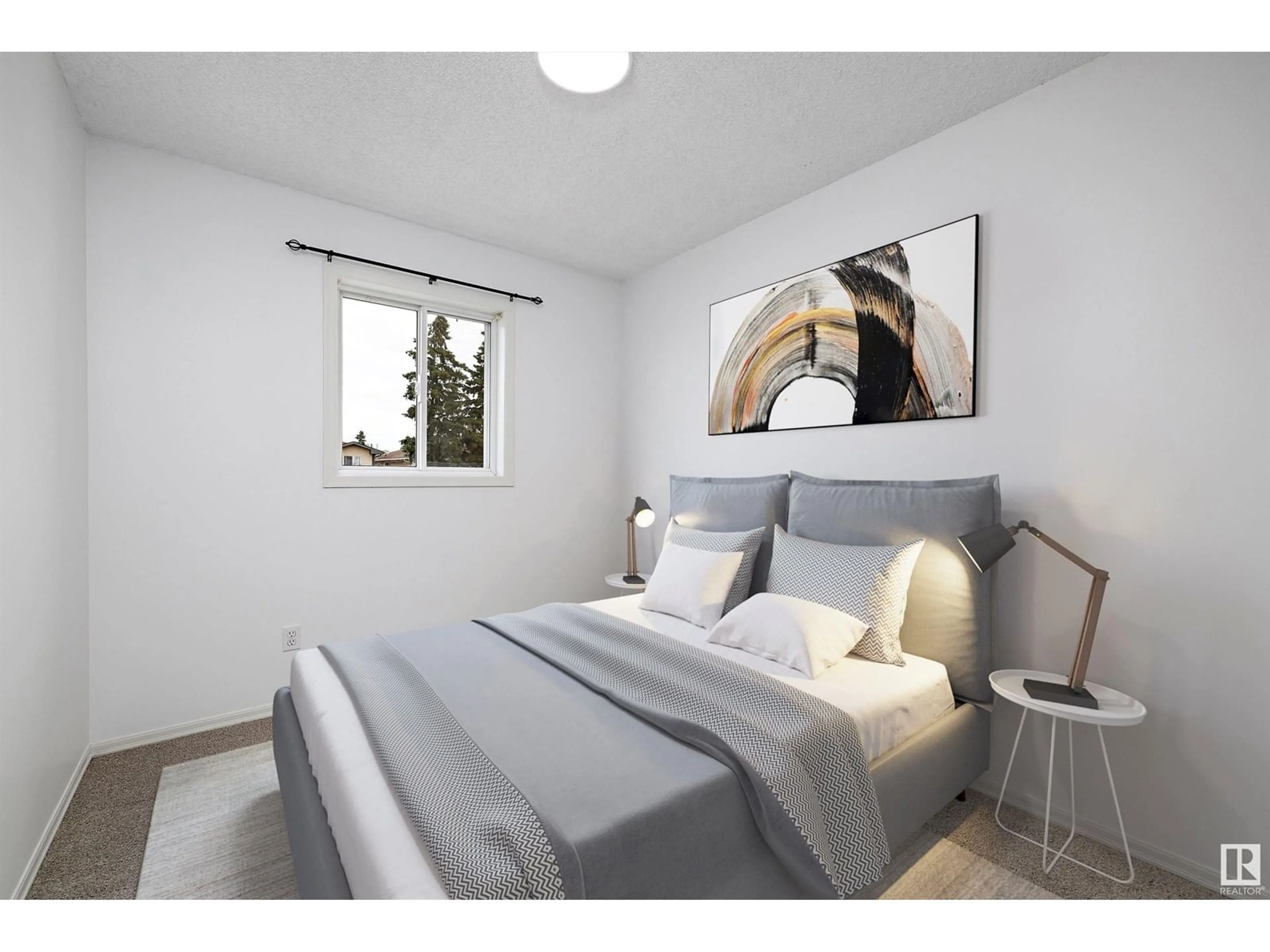 Bedroom with bed, unknown for 4719 49 AV, Calmar Alberta T0C0V0
