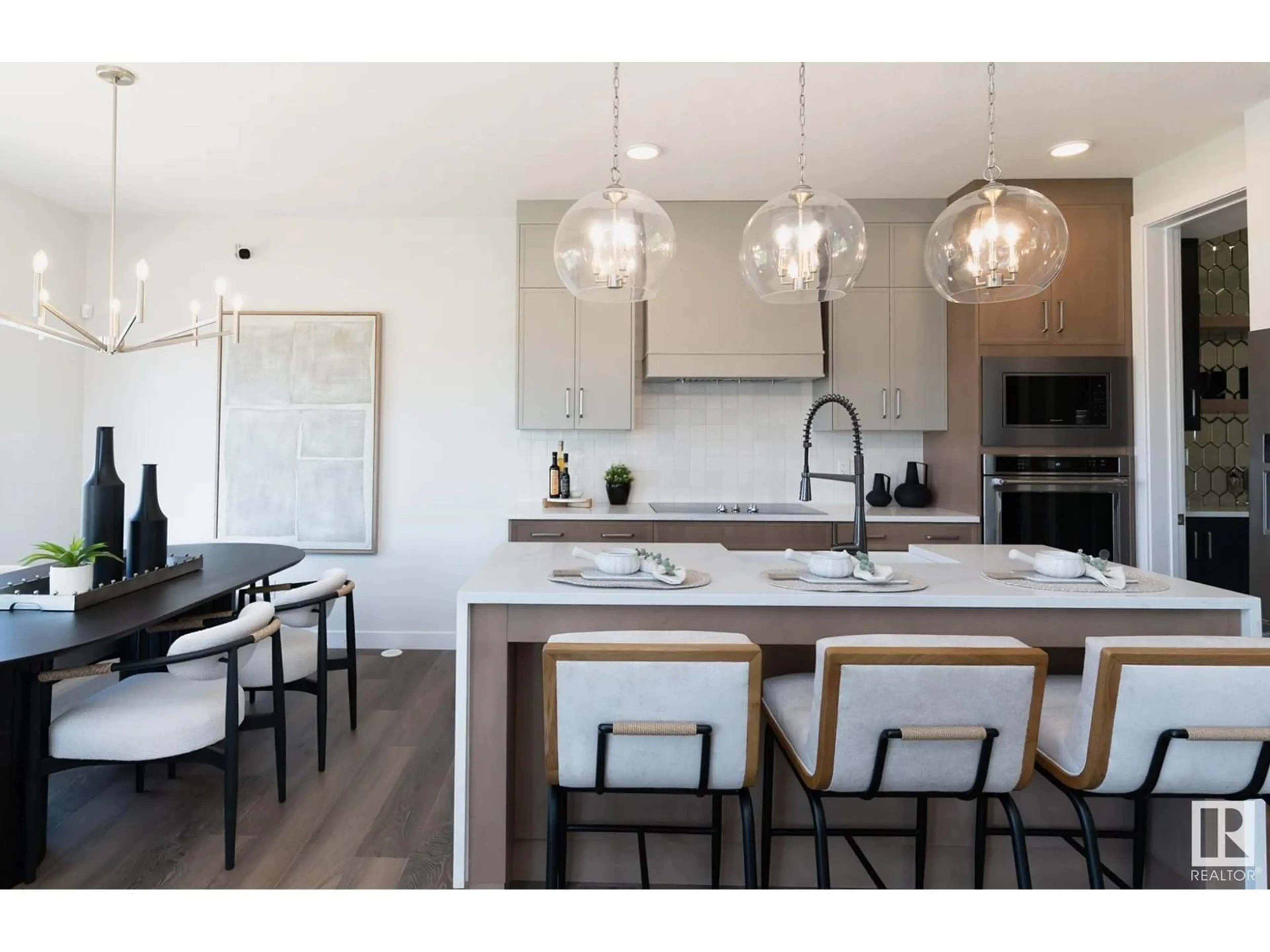 Open concept kitchen, unknown for SW - 2504 158 ST, Edmonton Alberta T6W5P6