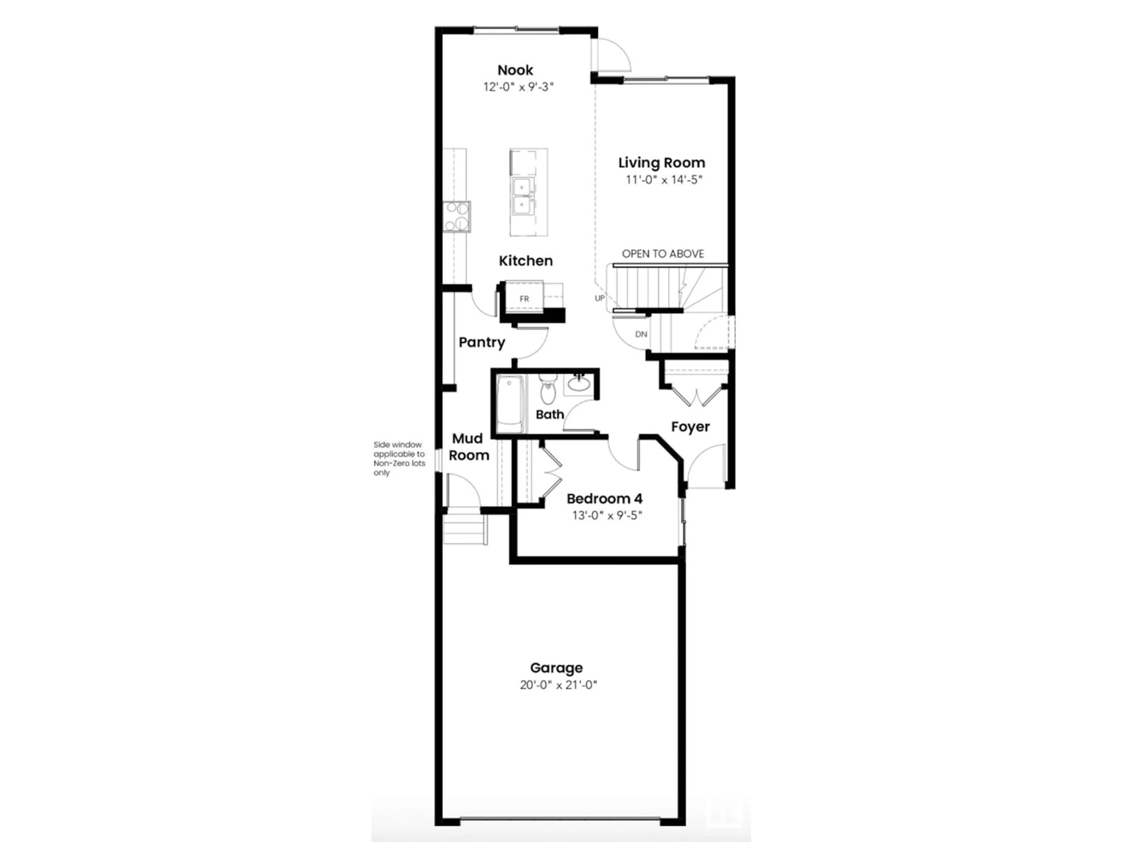 Floor plan for SW - 2504 158 ST, Edmonton Alberta T6W5P6