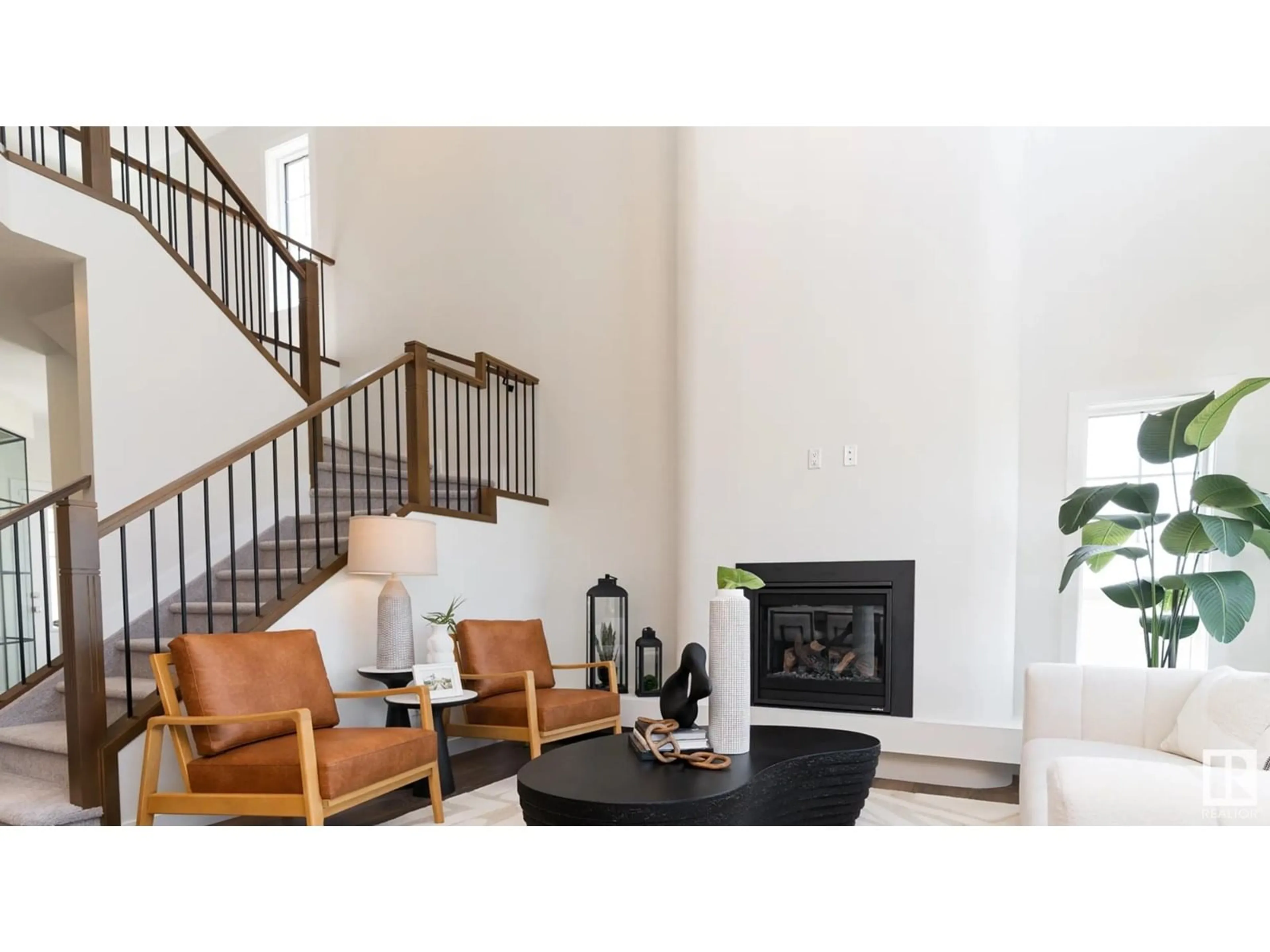 Living room with furniture, unknown for SW - 2504 158 ST, Edmonton Alberta T6W5P6