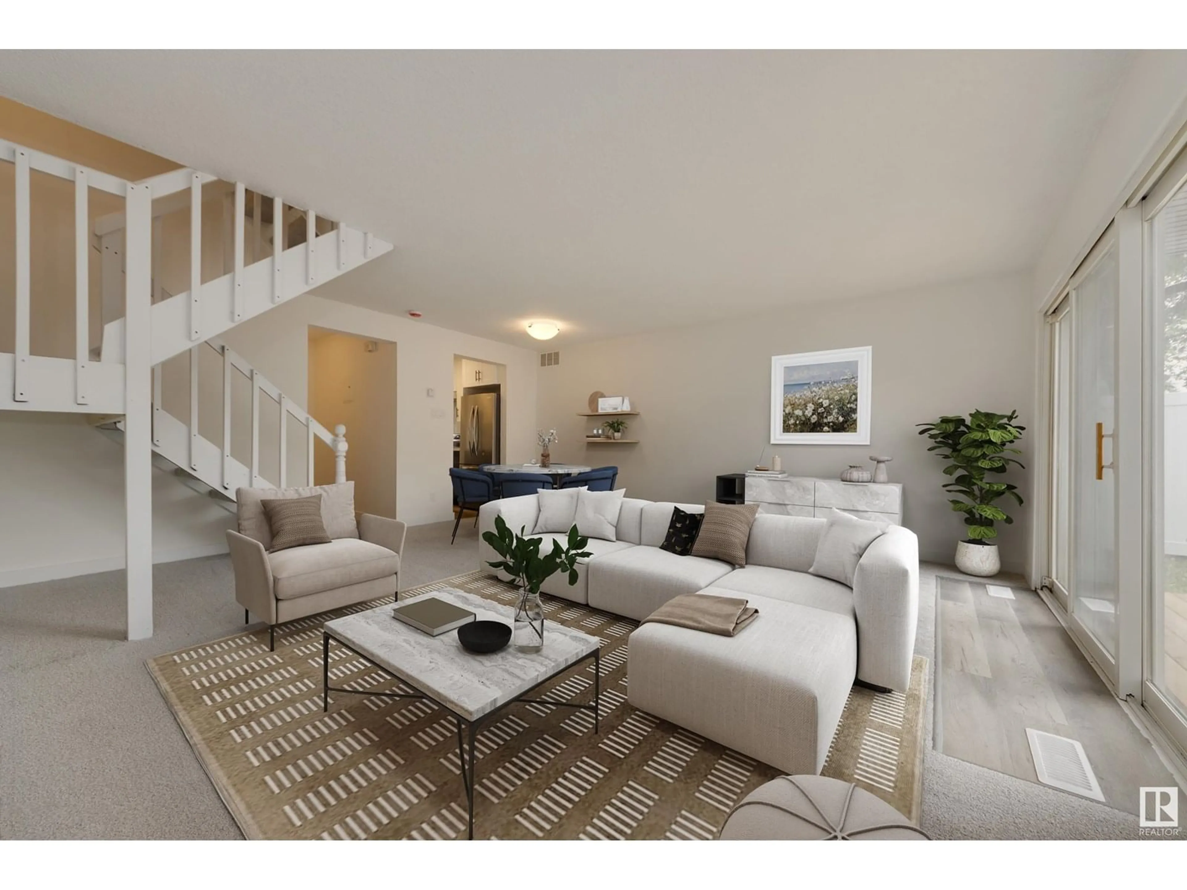 Living room with furniture, unknown for NW - 1F MEADOWLARK VG, Edmonton Alberta T5R5X3