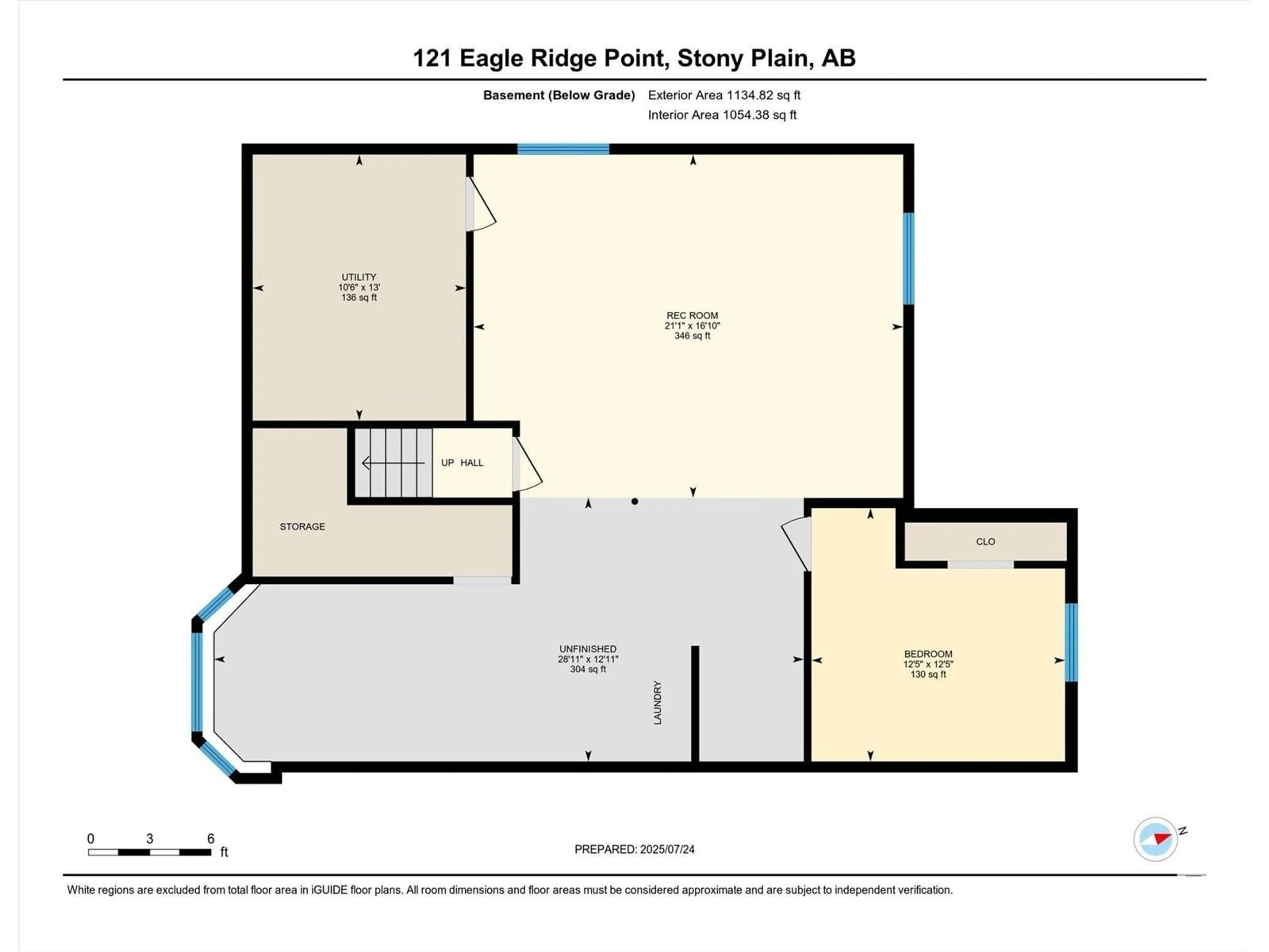 Floor plan for 121 EAGLE RIDGE, Stony Plain Alberta T7Z0A7