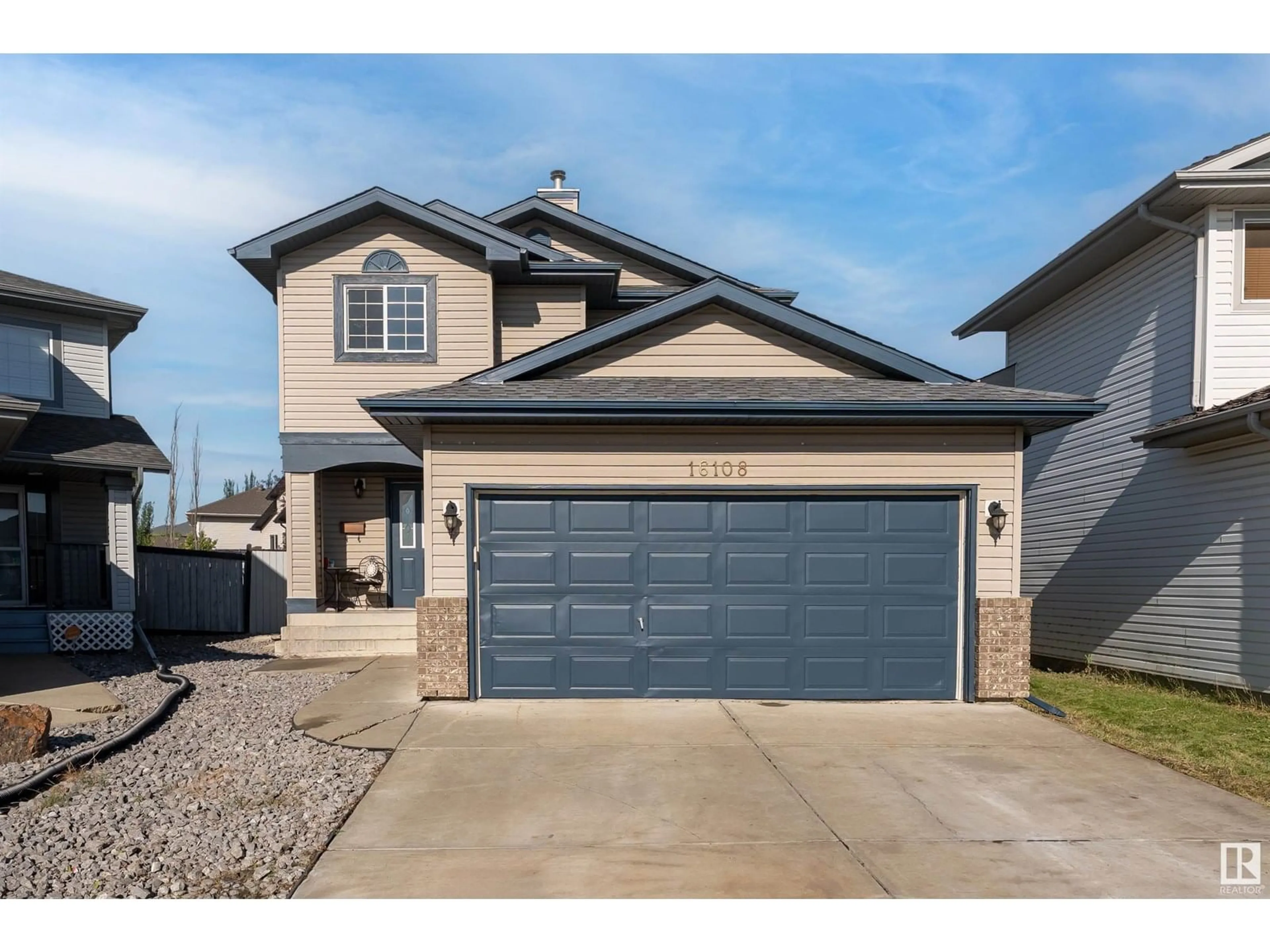Home with vinyl exterior material, street for NW - 16108 130 ST, Edmonton Alberta T6V1S9