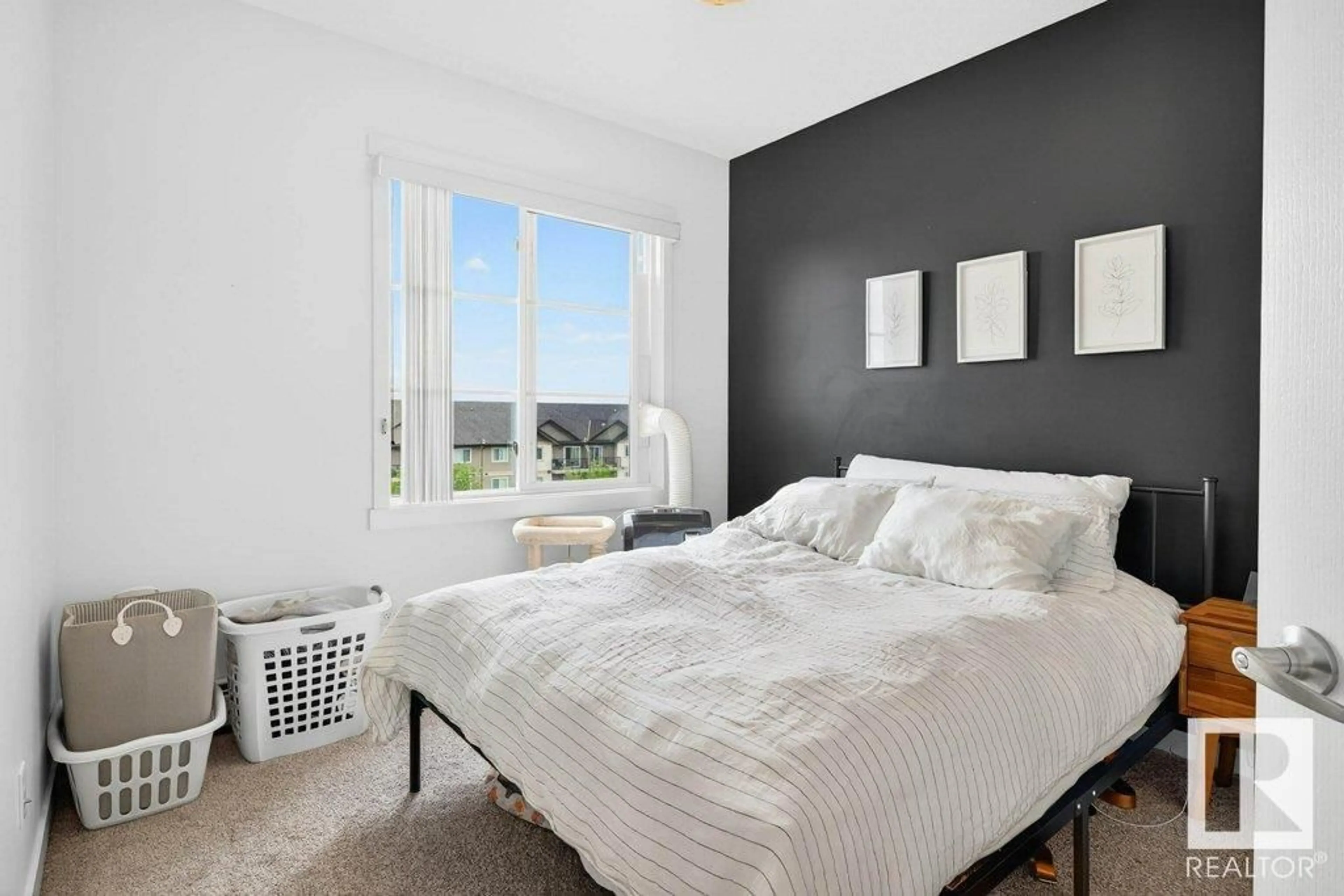 Bedroom with bed, unknown for 812 - 412 WELSH DR, Edmonton Alberta T6X1Y7