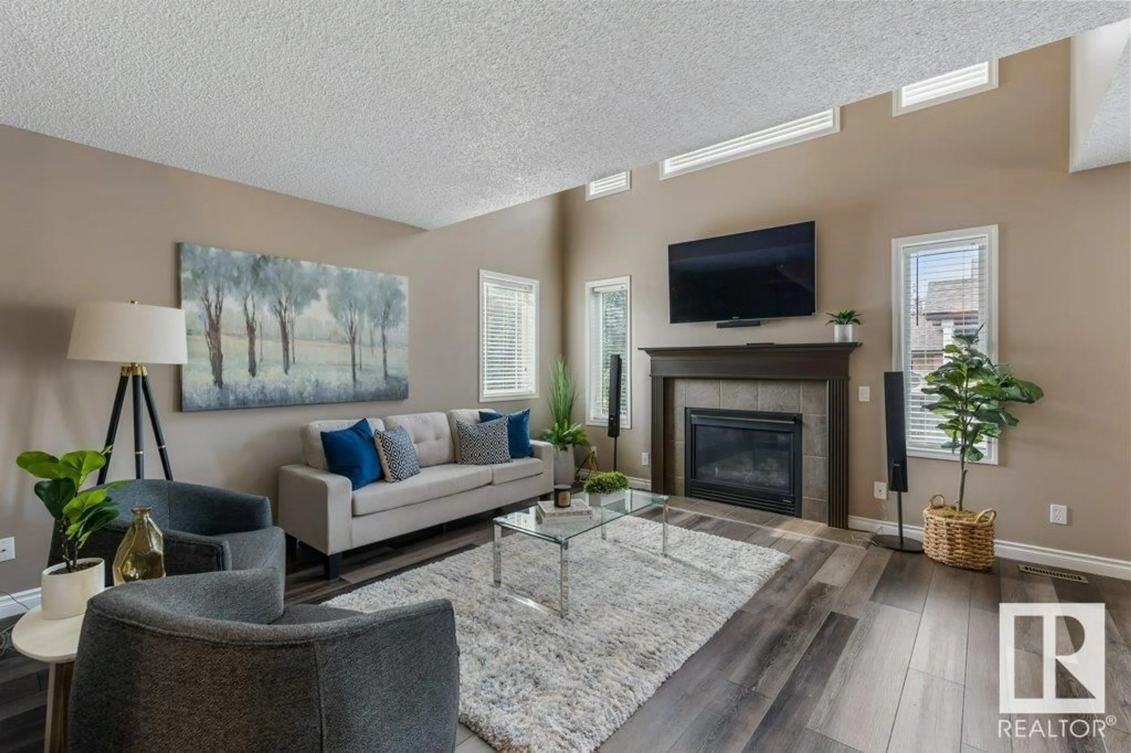 Living room with furniture, unknown for 26 NADINE WY, St. Albert Alberta T8N7M2