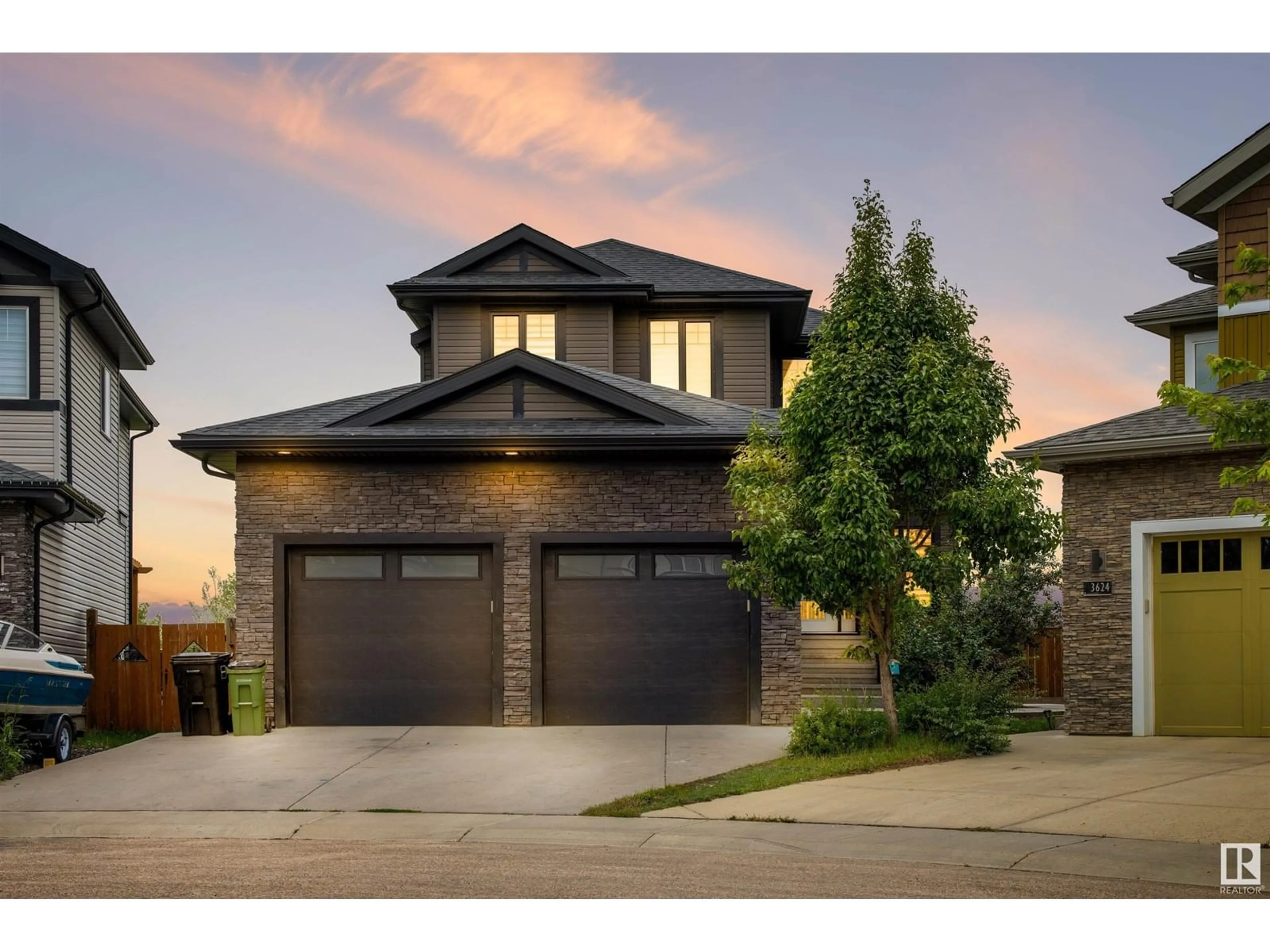 Home with brick exterior material, street for 3626 CLAXTON PL, Edmonton Alberta T6W2K8