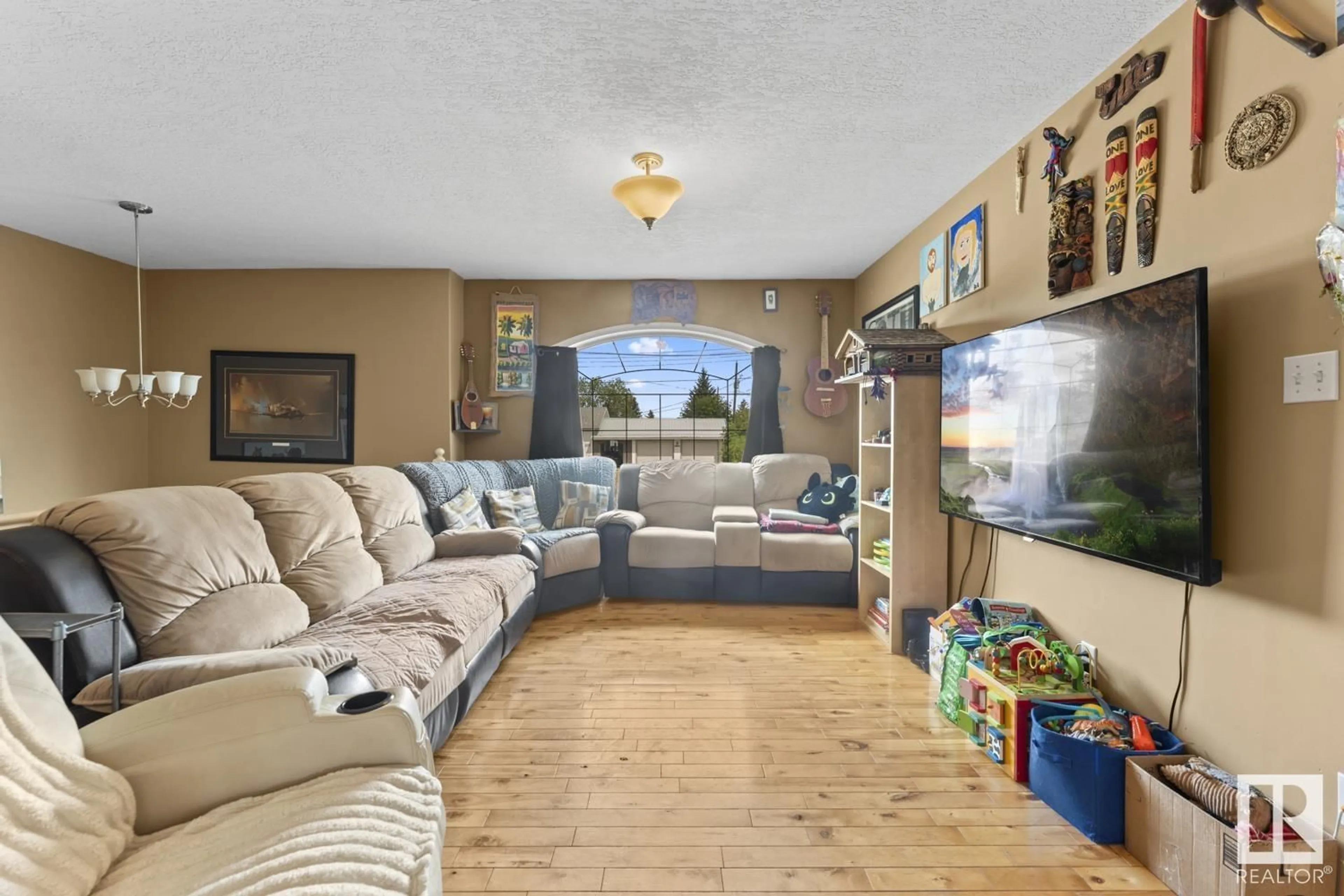 Living room with furniture, unknown for 4821A 50 AV, Cold Lake Alberta T9M1Y2