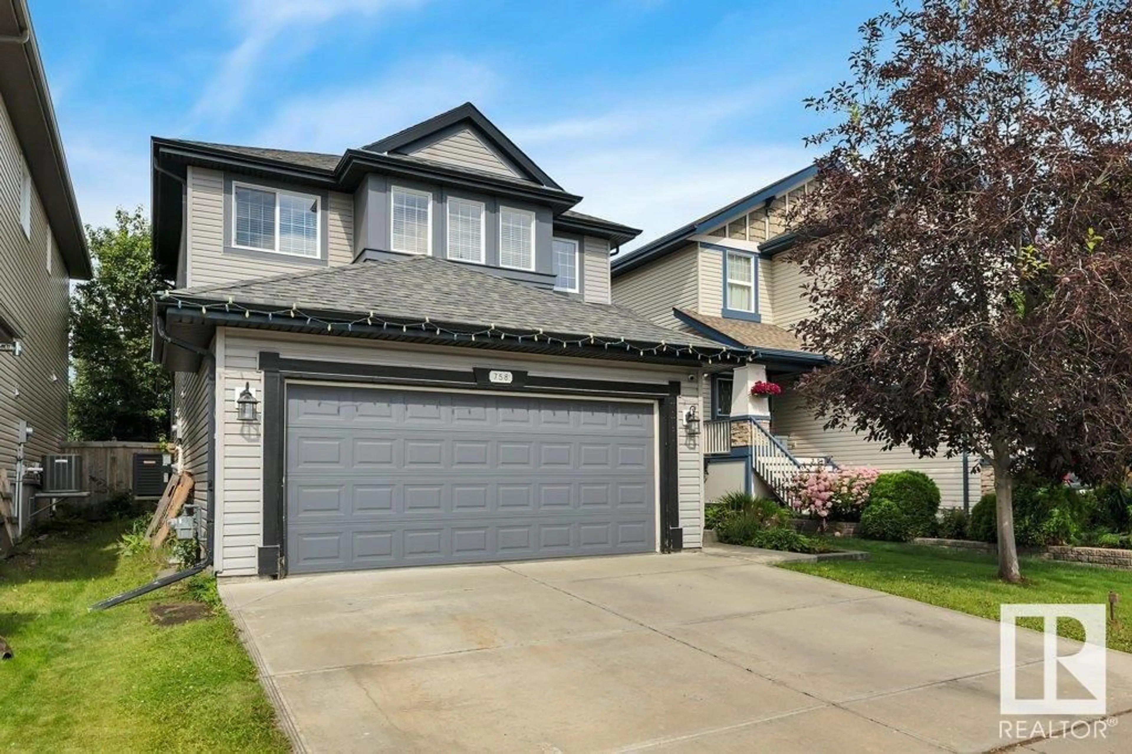 Home with vinyl exterior material, street for 758 SOUTHFORK BV, Leduc Alberta T9E0R2