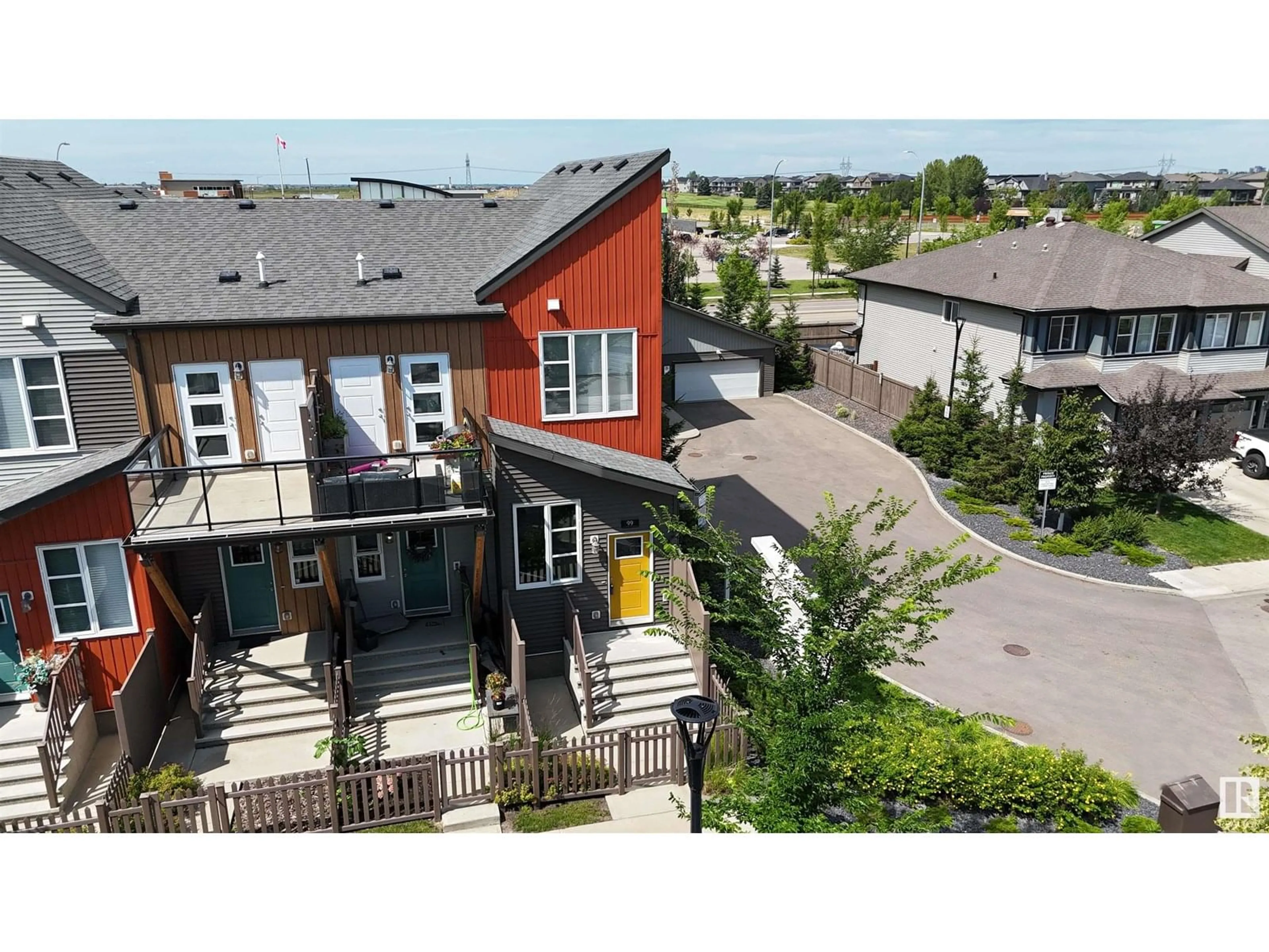 A pic from outside/outdoor area/front of a property/back of a property/a pic from drone, unknown for 99 - 4470 PROWSE RD, Edmonton Alberta T6W3R5
