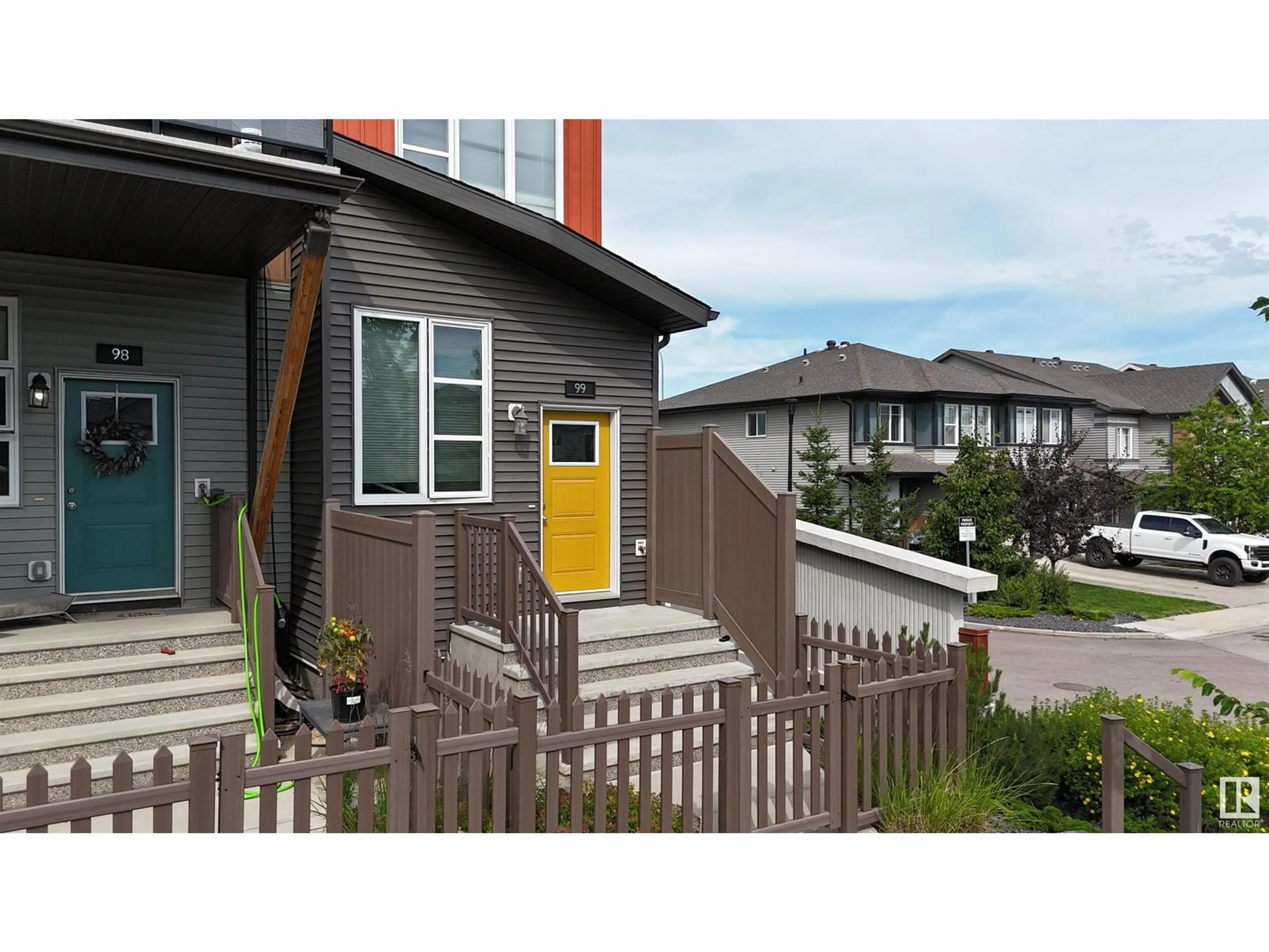 Home with vinyl exterior material, street for 99 - 4470 PROWSE RD, Edmonton Alberta T6W3R5