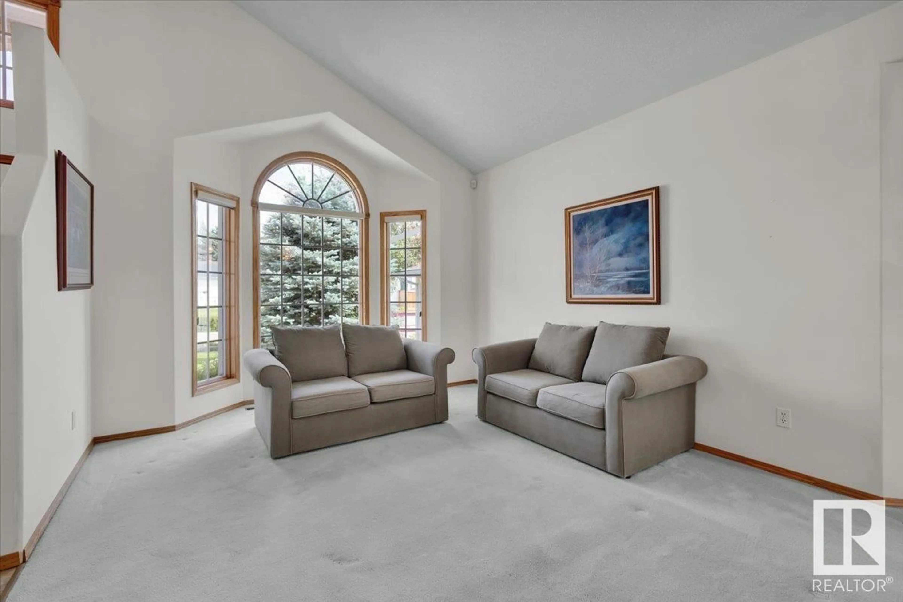 Living room with furniture, unknown for 4356 31 ST, Edmonton Alberta T6T1C2